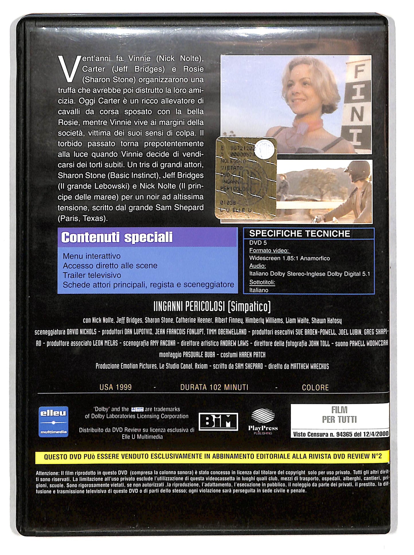 EBOND Inganni pericolosi DVD D629226