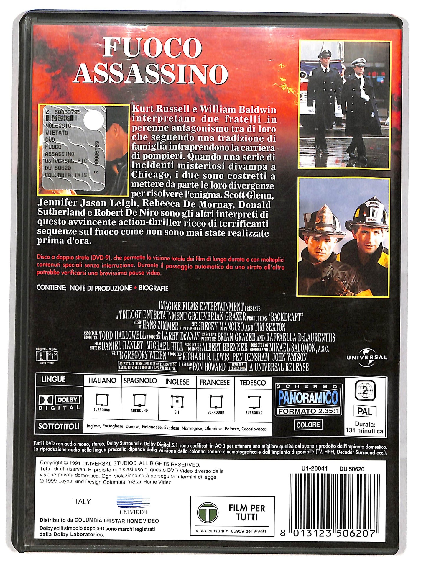 EBOND Fuoco assassino DVD D629235