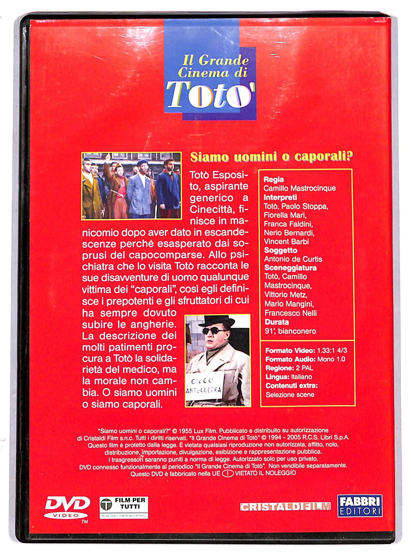 EBOND Siamo uomini o caporali EDITORIALE DVD D629311