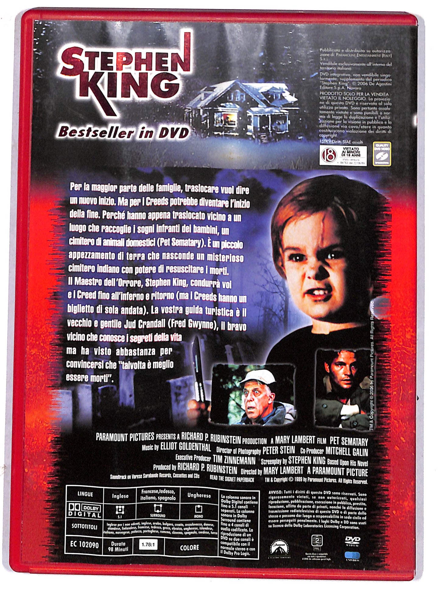 EBOND Cimitero vivente EDITORIALE DVD D629337