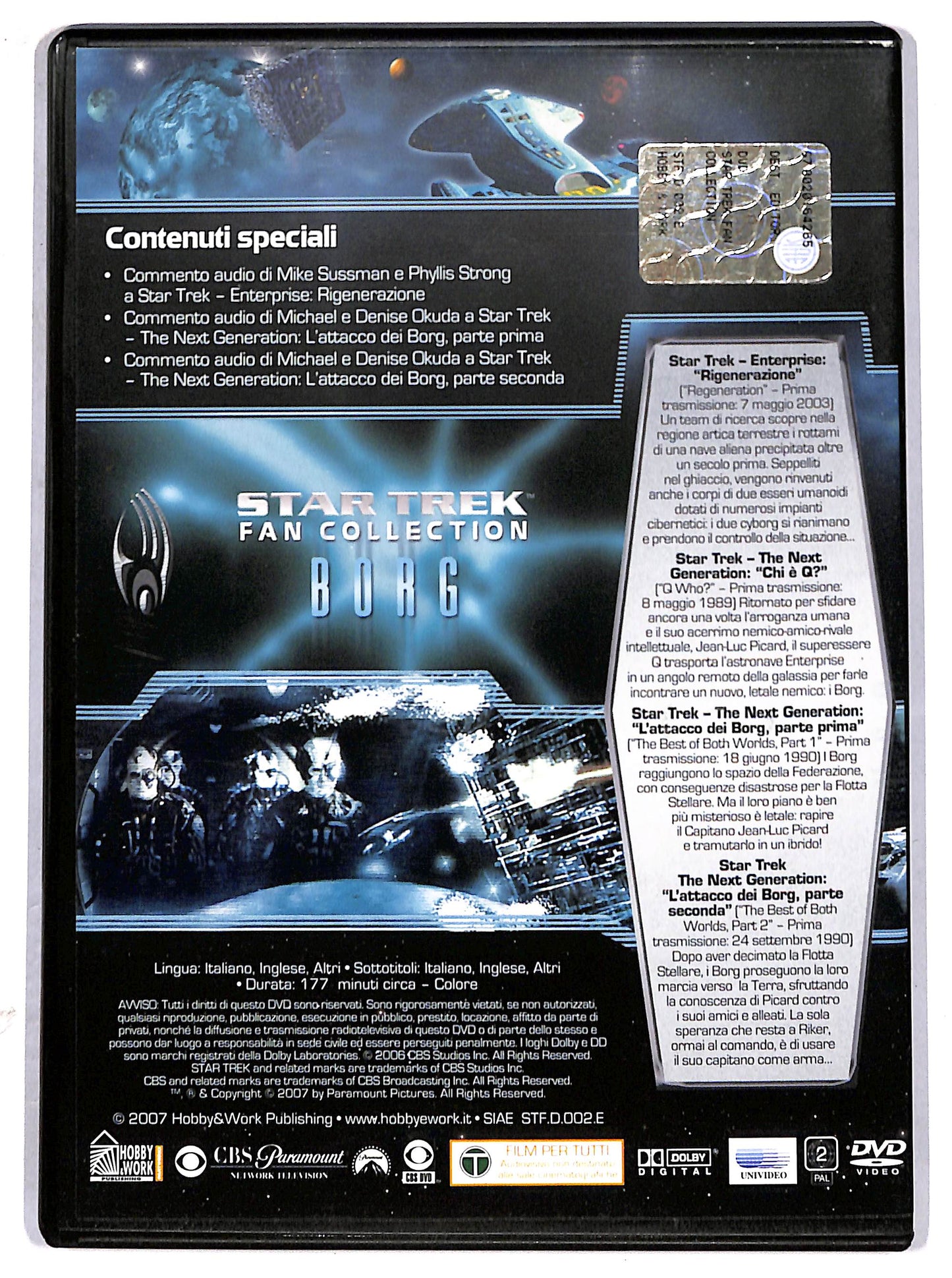 EBOND Star Trek borg Fan Collecition vol 1 EDITORIALE DVD D629343