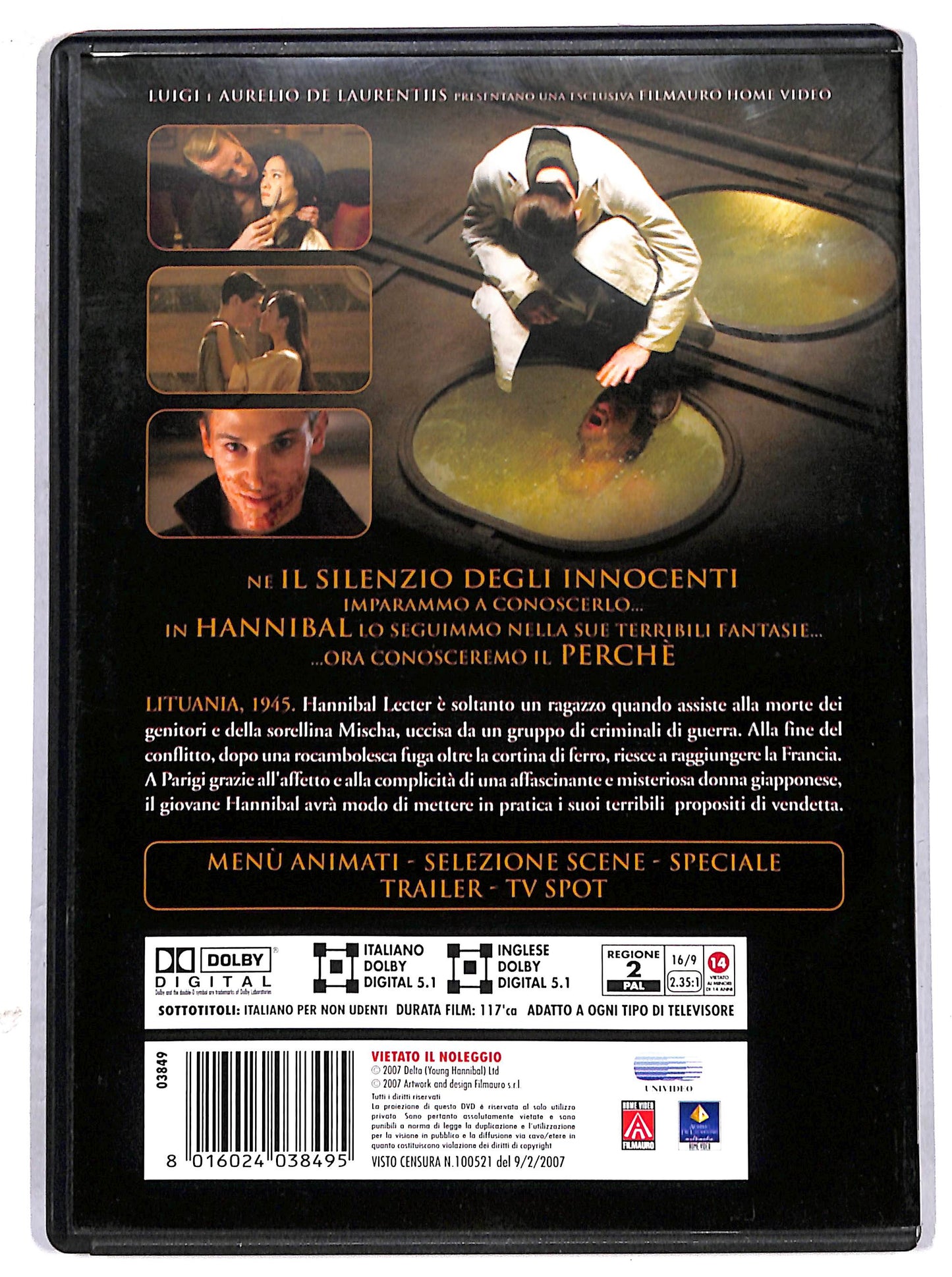 EBOND Hannibal Lecter - Le origini del male DVD D629344
