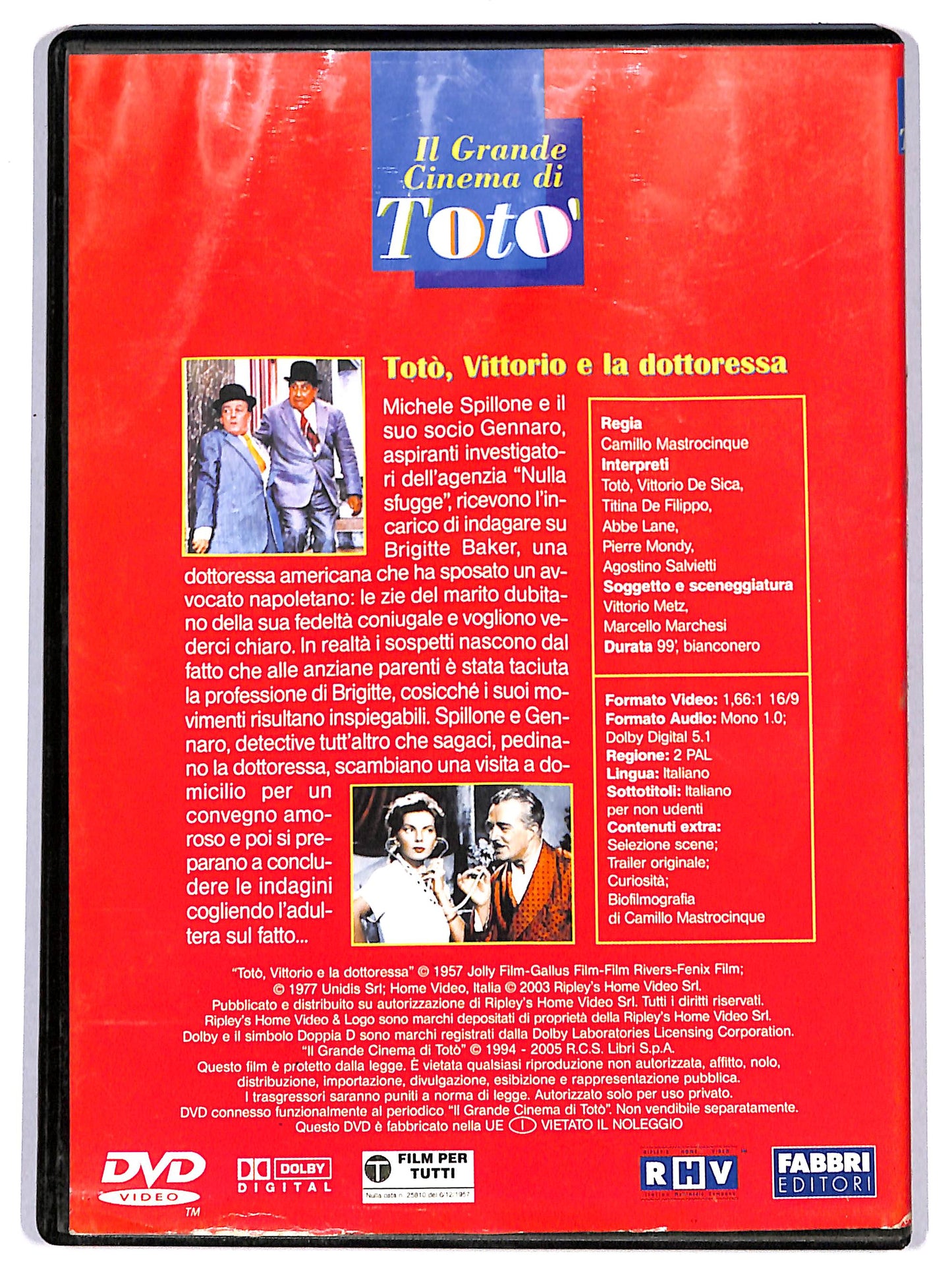 EBOND Toto, Vittorio e la dottoressa EDITORIALE DVD D629369