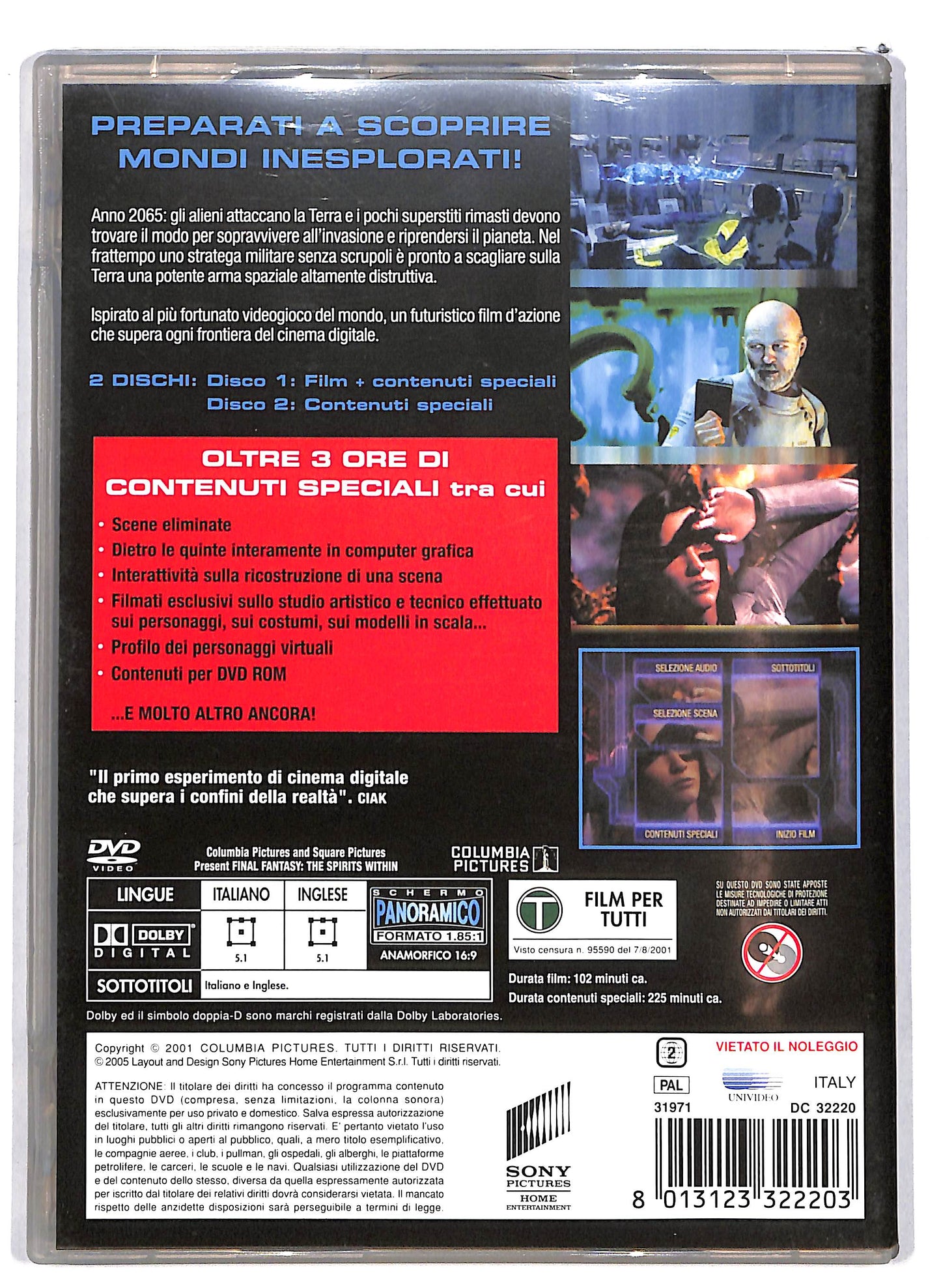 EBOND Final Fantasy - 2 dischi DVD D629423