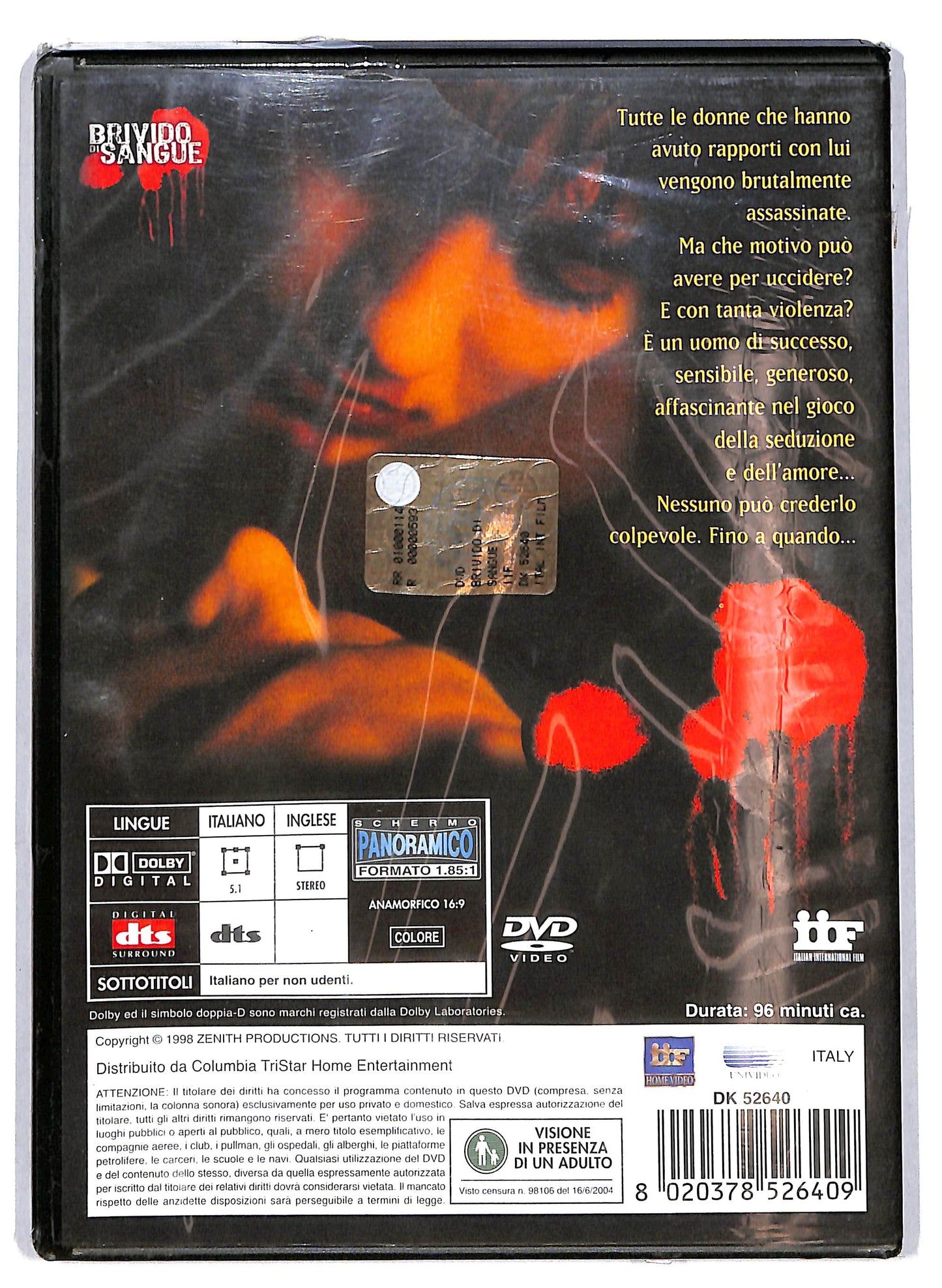 EBOND Brivido di sangue DVD D629721
