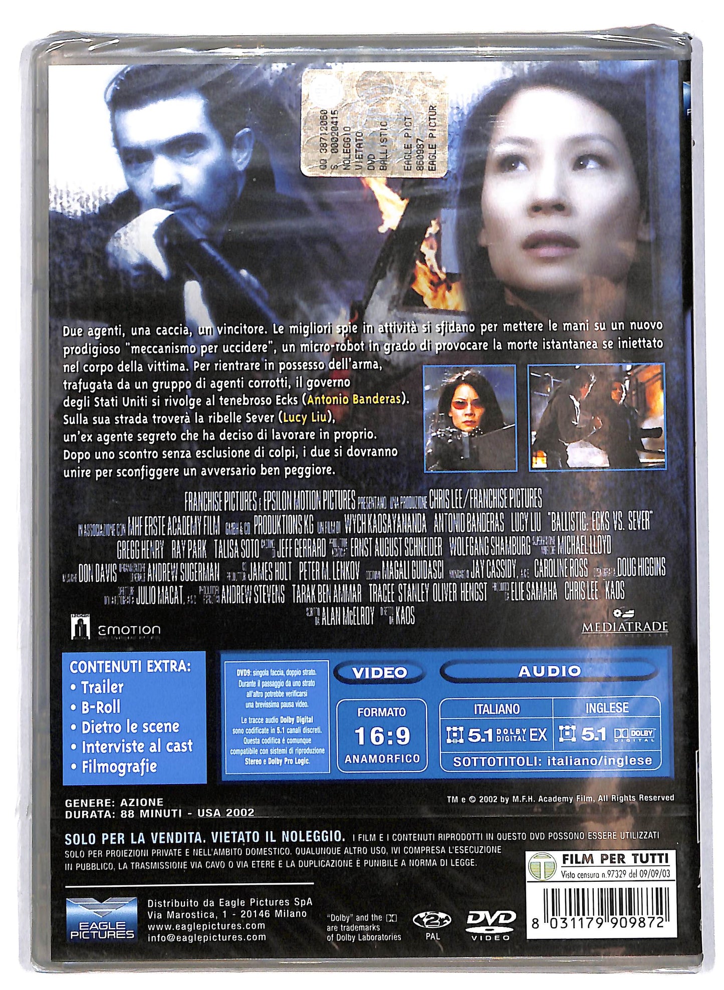 EBOND Ballistic DVD D629735