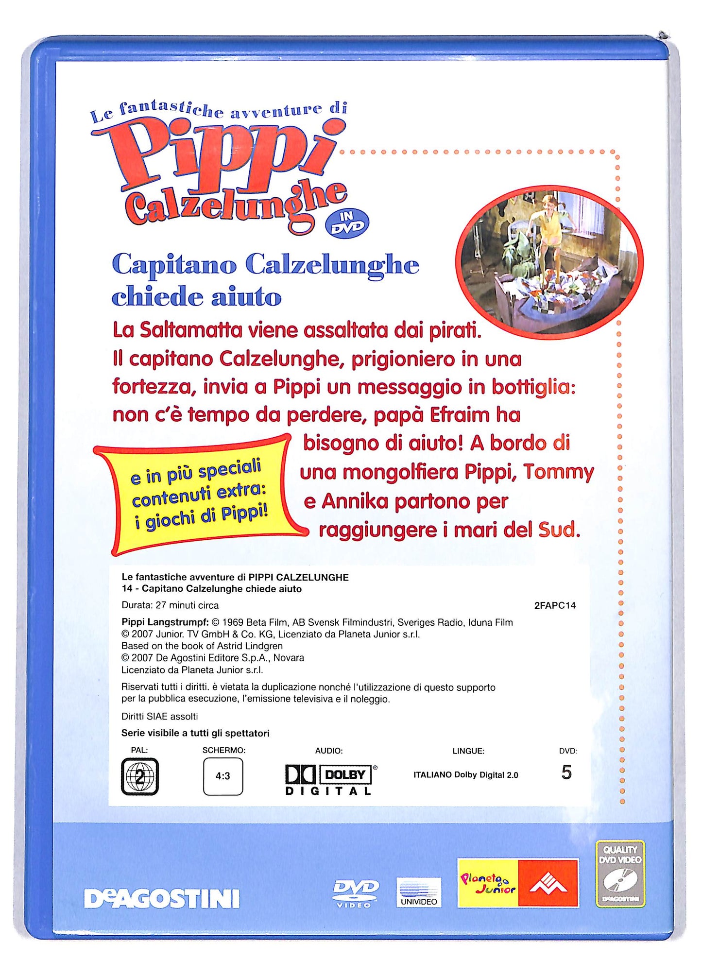 EBOND Capitano Calzelunghe chiede aiuto Vol 14 EDITORIALE DVD D629753