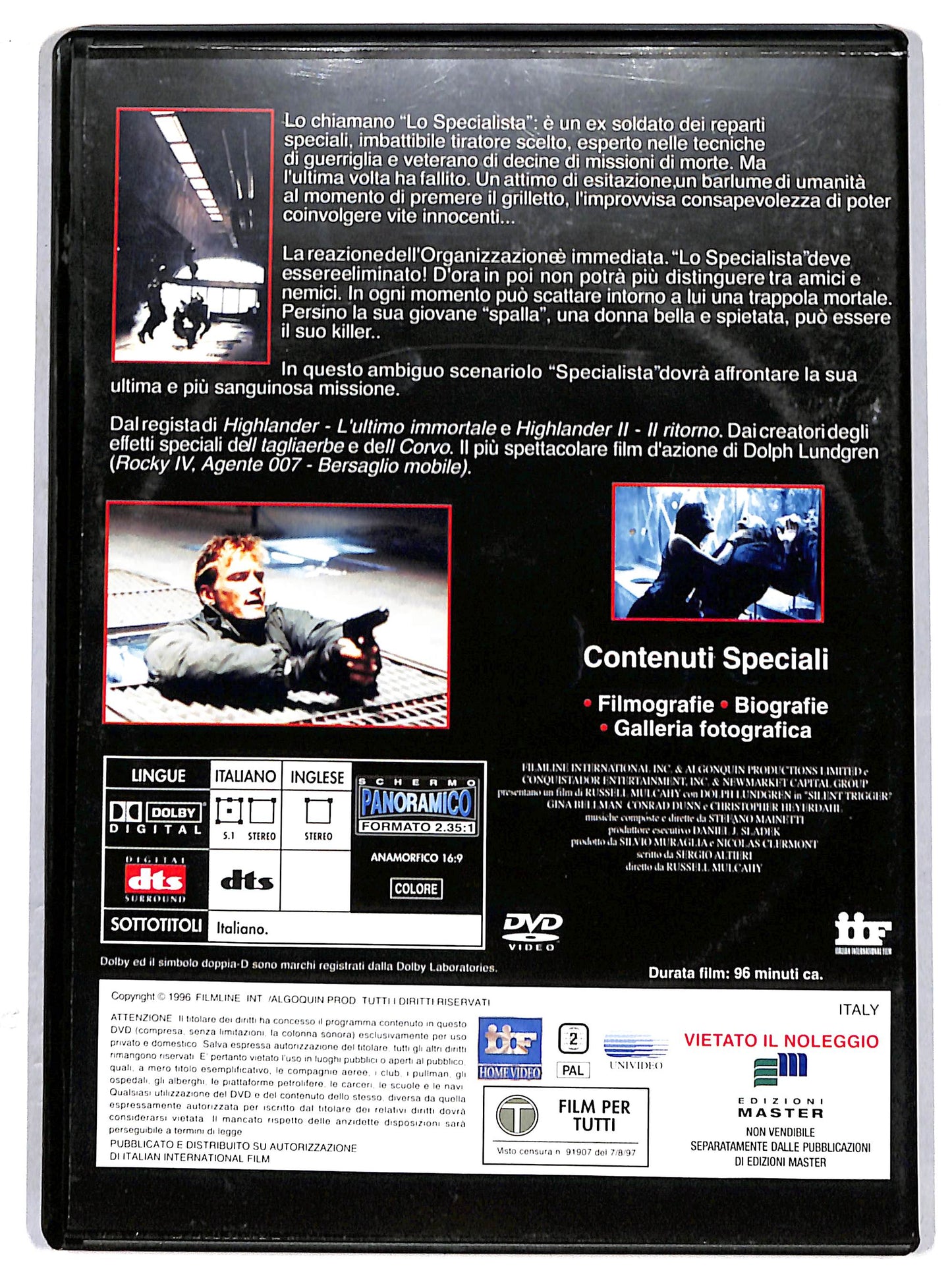 EBOND silent trigger EDITORIALE DVD D629823