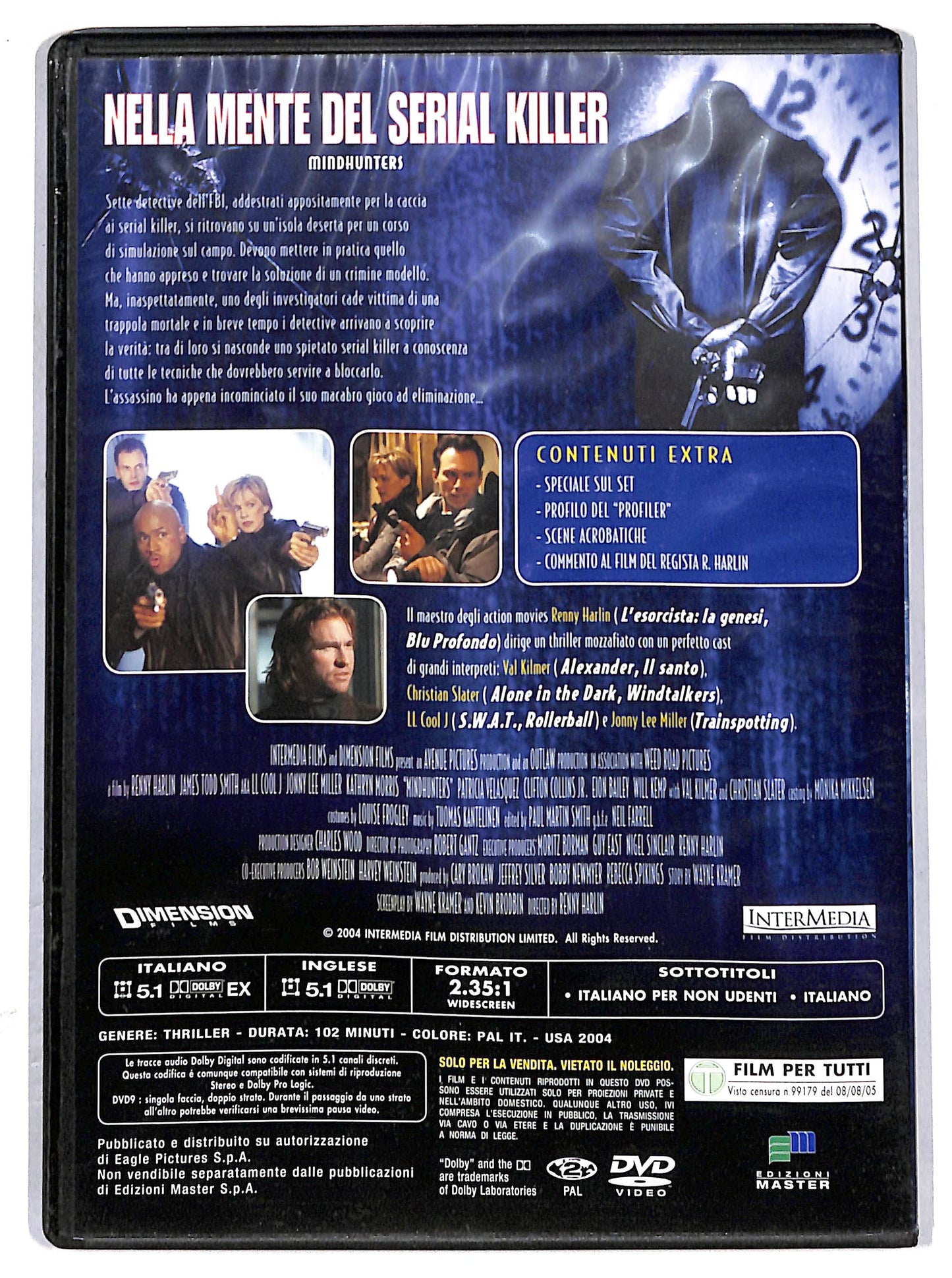 EBOND Nella mente del serial killer EDITORIALE DVD D629827