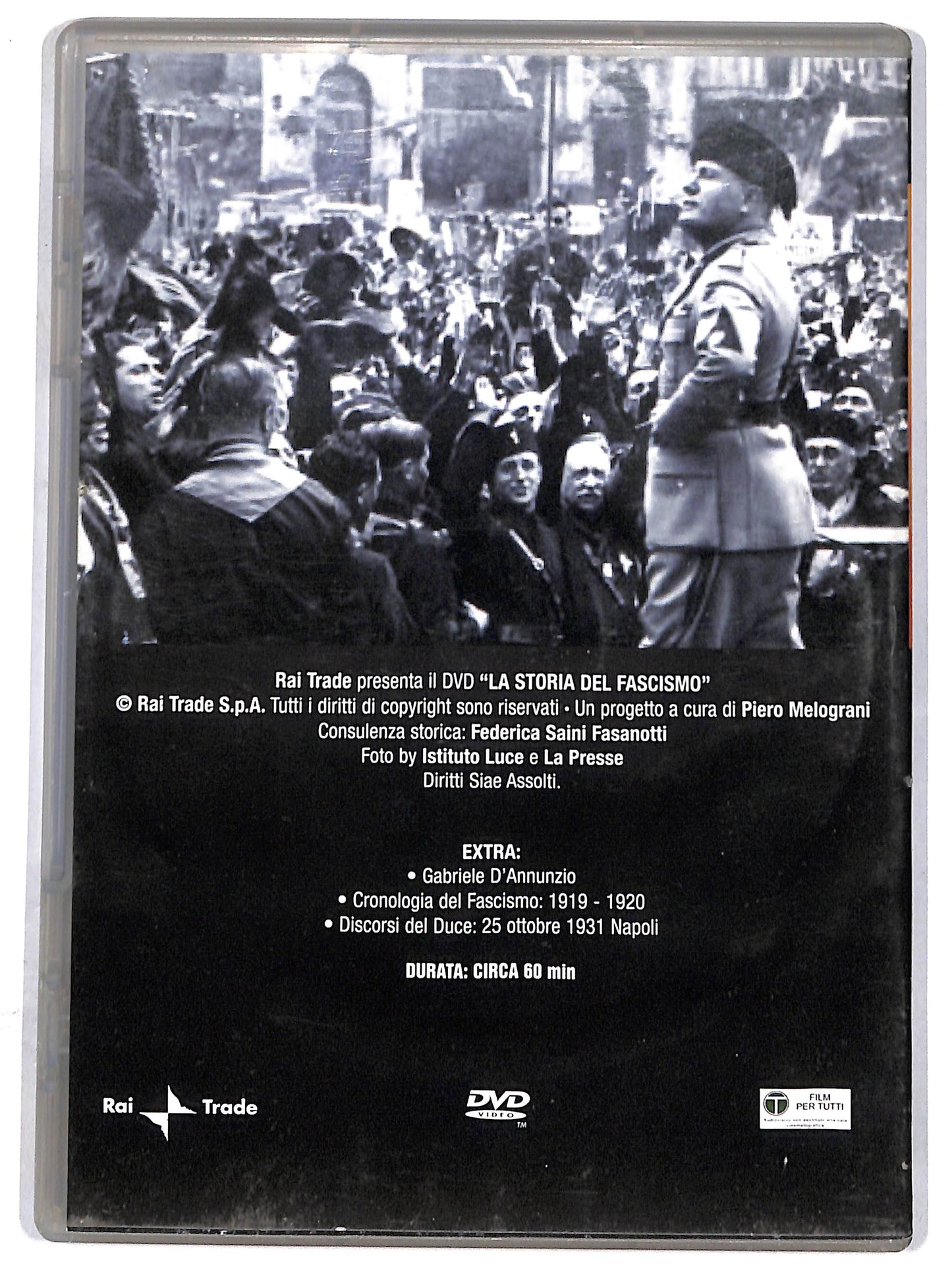 EBOND La storia del fascismo. Le origini (1919-1922), i primi EDITORIALE DVD D629832