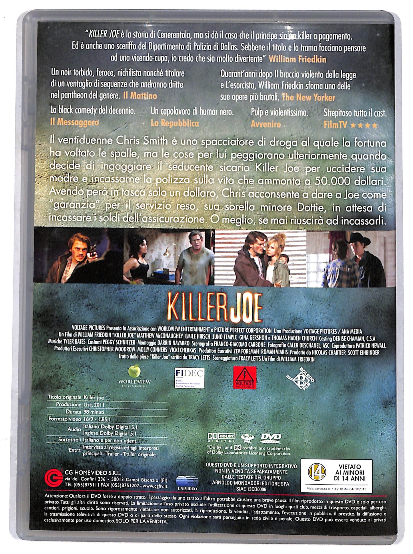 EBOND Killer Joe EDITORIALE DVD D629838