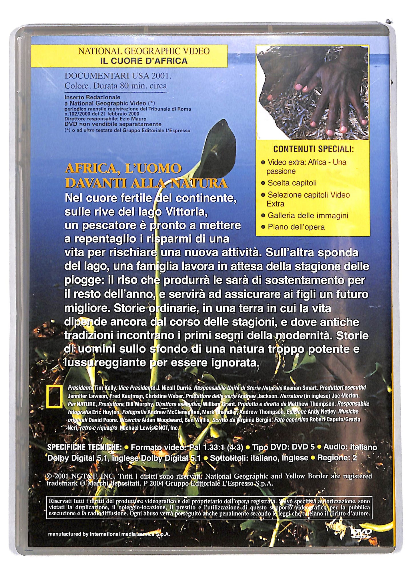 EBOND Il Cuore d'Africa - National Geographic Vol.18 EDITORIALE DVD D629941