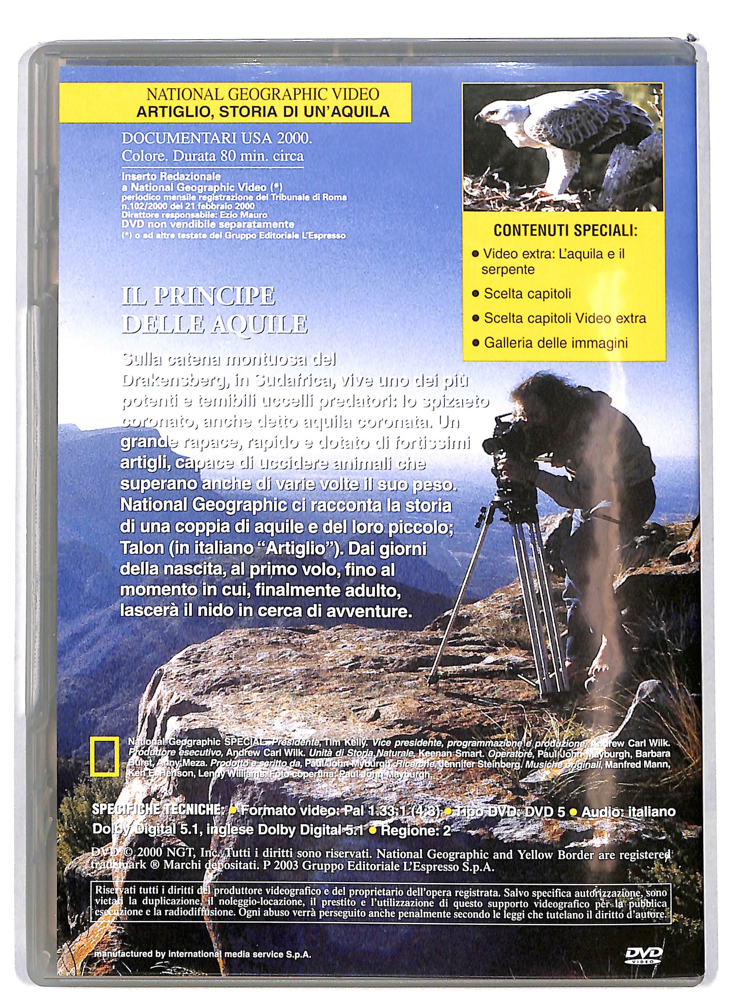 EBOND Artiglio Storia di un'Aquila Vol. 9 EDITORIALE DVD D629945