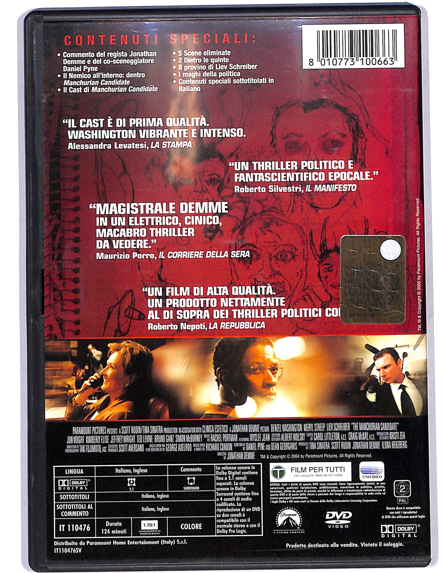 EBOND The manchurian canditate DVD D630019