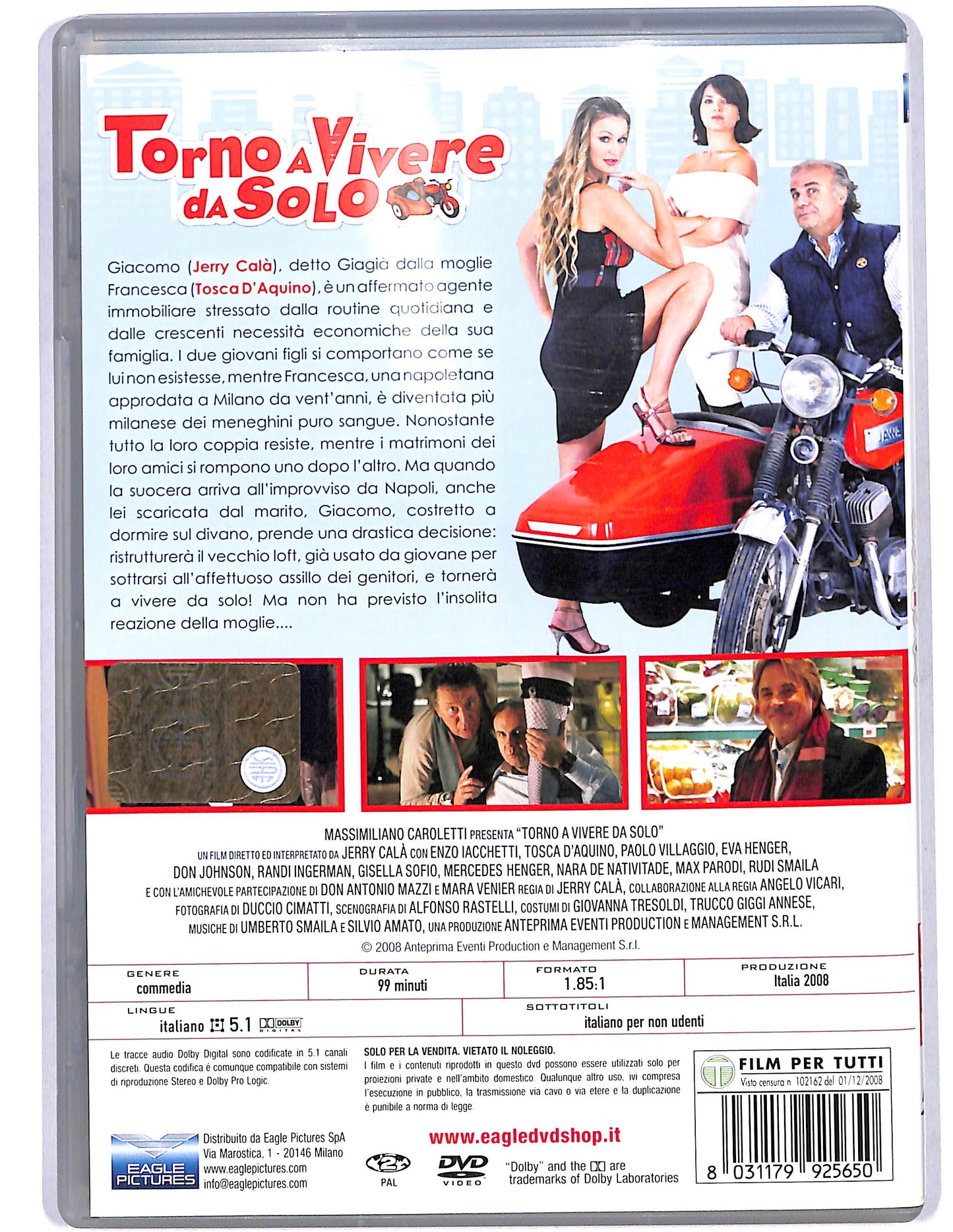 EBOND Torno a vivere da solo DVD D630041