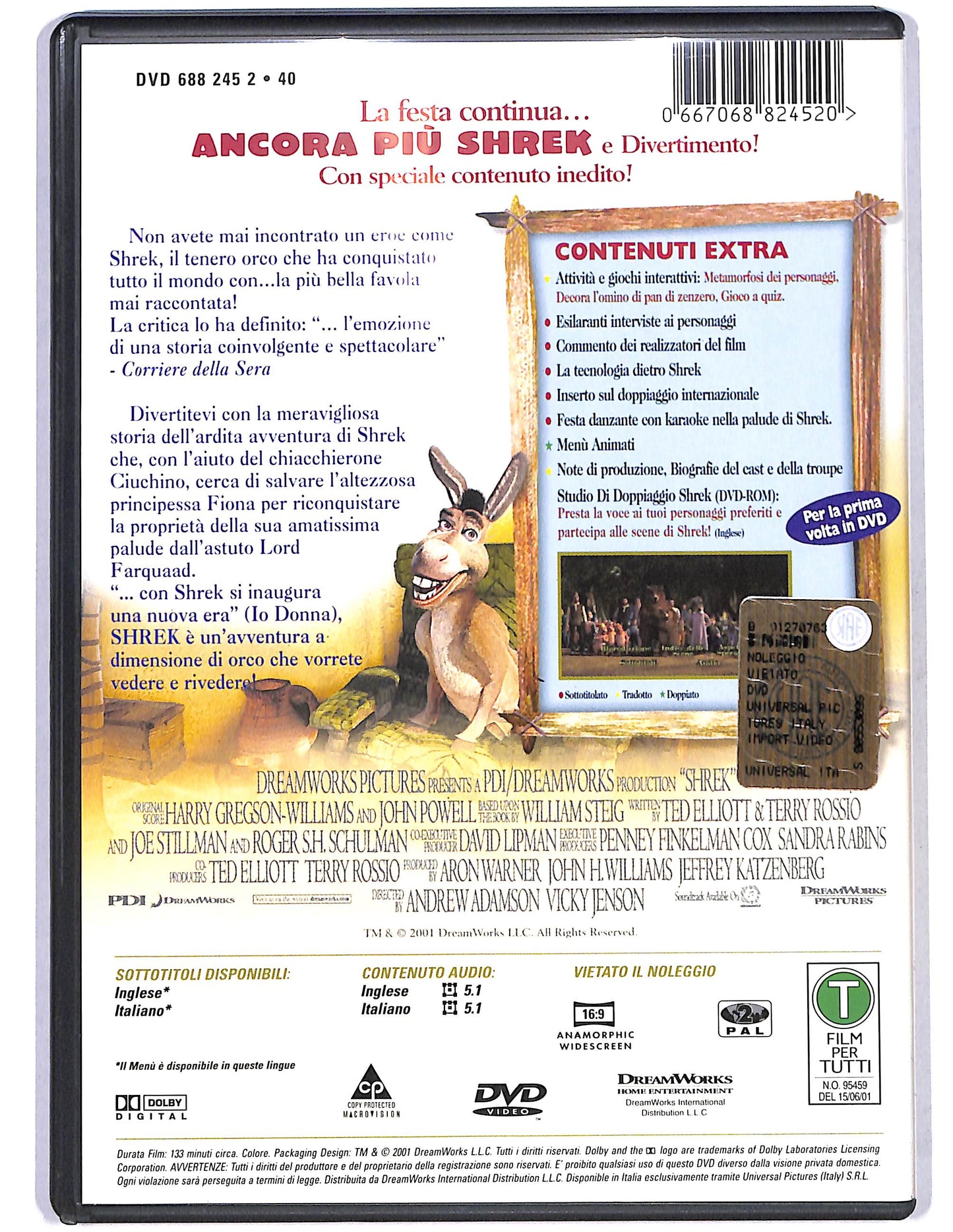 EBOND Shrek DVD D630117