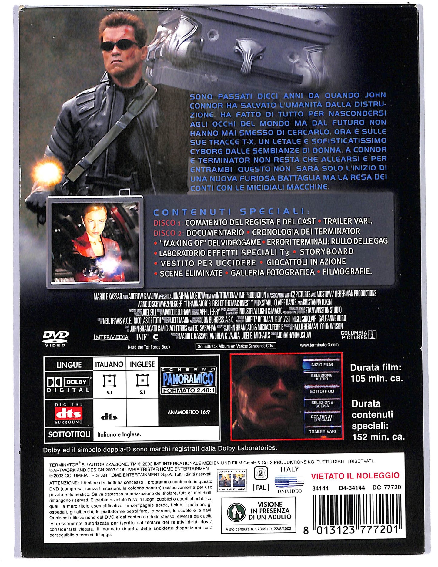 EBOND Terminator 3-Le macchine ribelli DVD D630138
