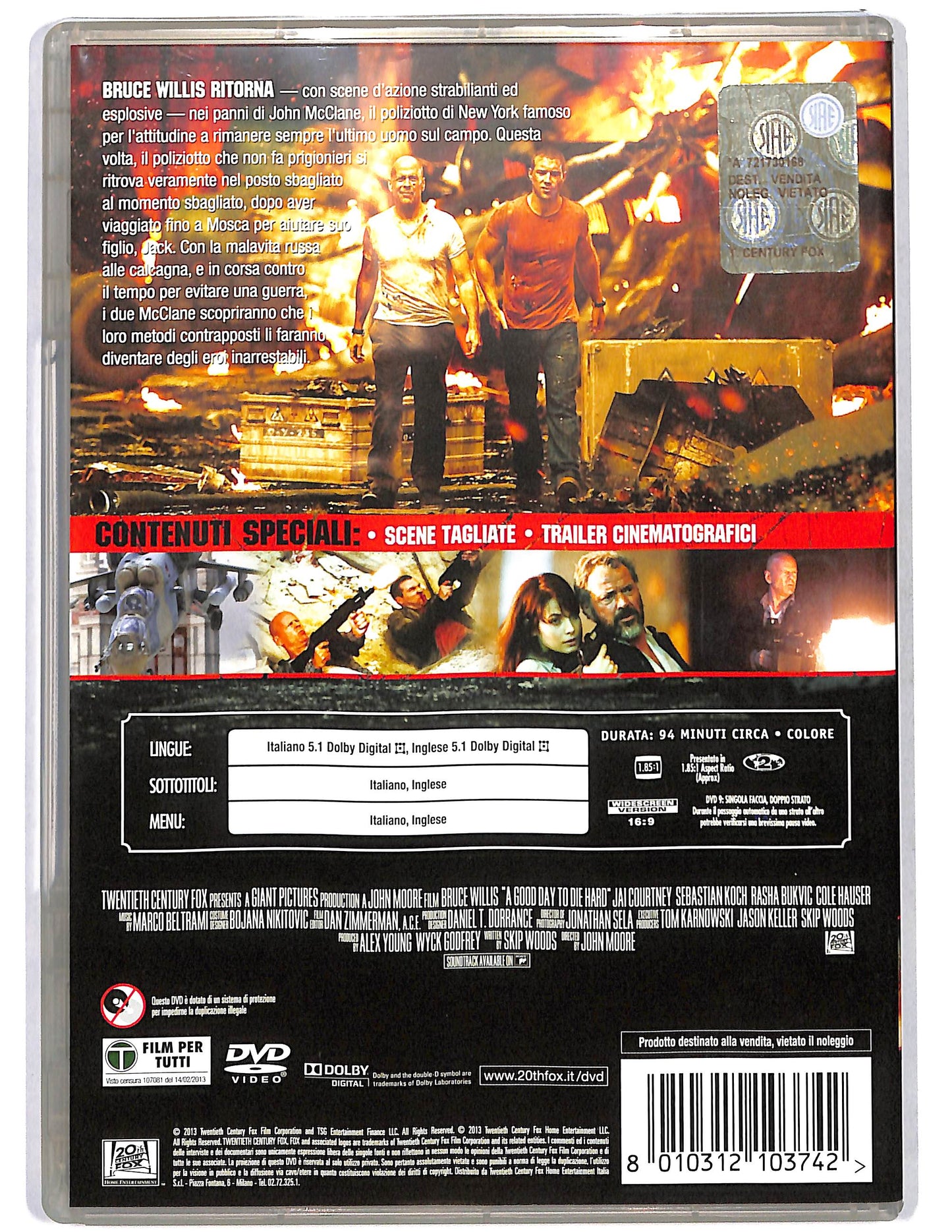 EBOND Die Hard Un buon giorno per morire DVD D630243
