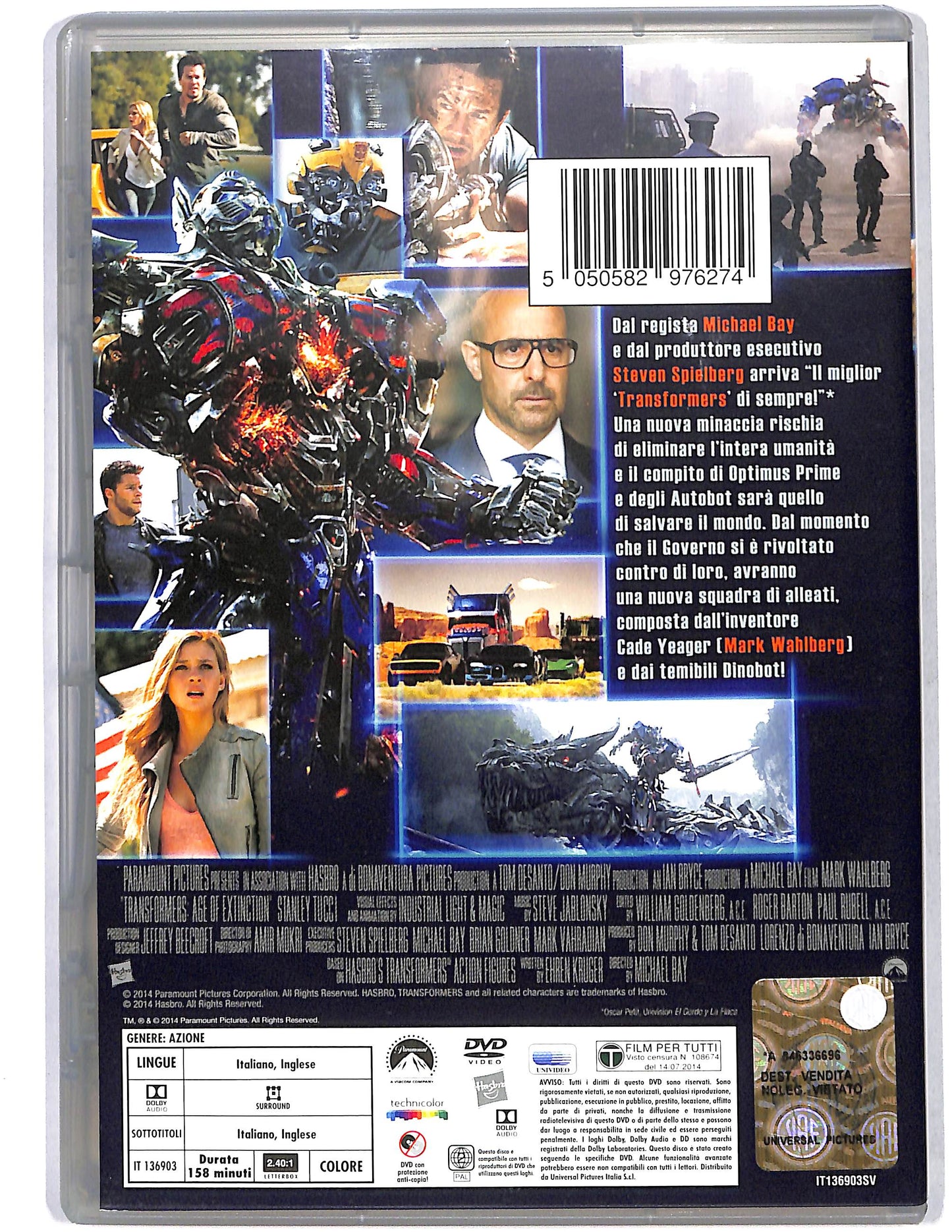 EBOND Transformers 4 L'era dell'estinzione DVD D630245