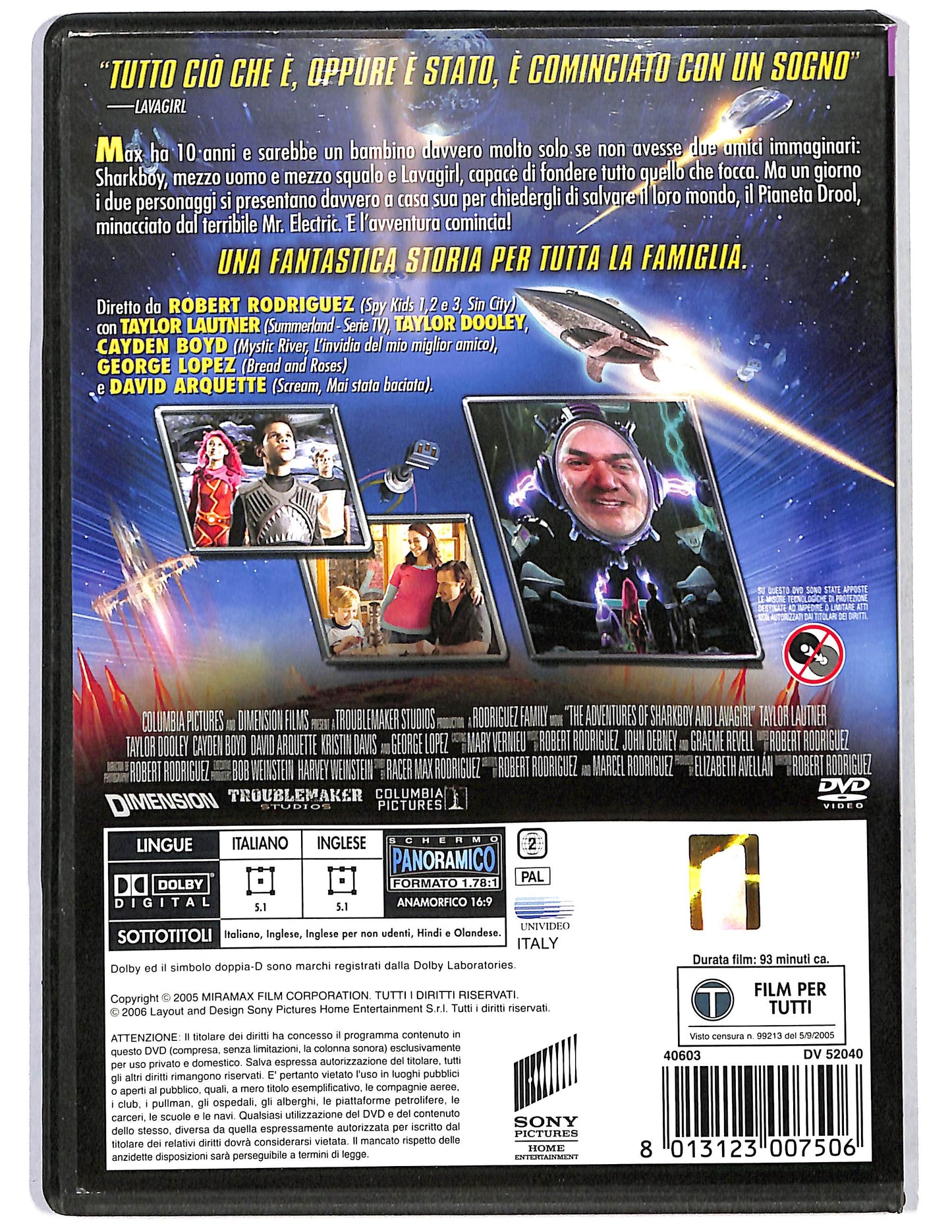 EBOND Sharkboy e lavagiri- NOLEGGIO DVD D630314