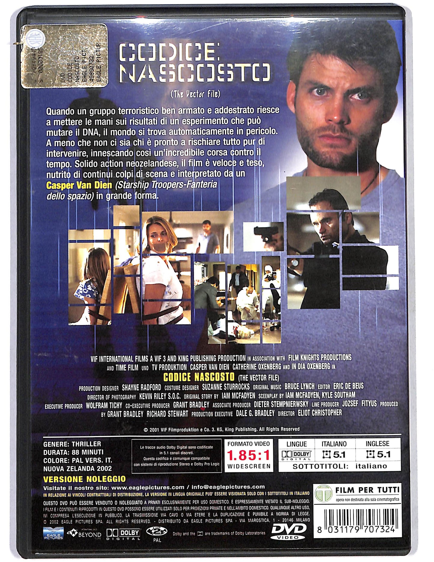EBOND Codice nascosto NOLEGGIO DVD D630346