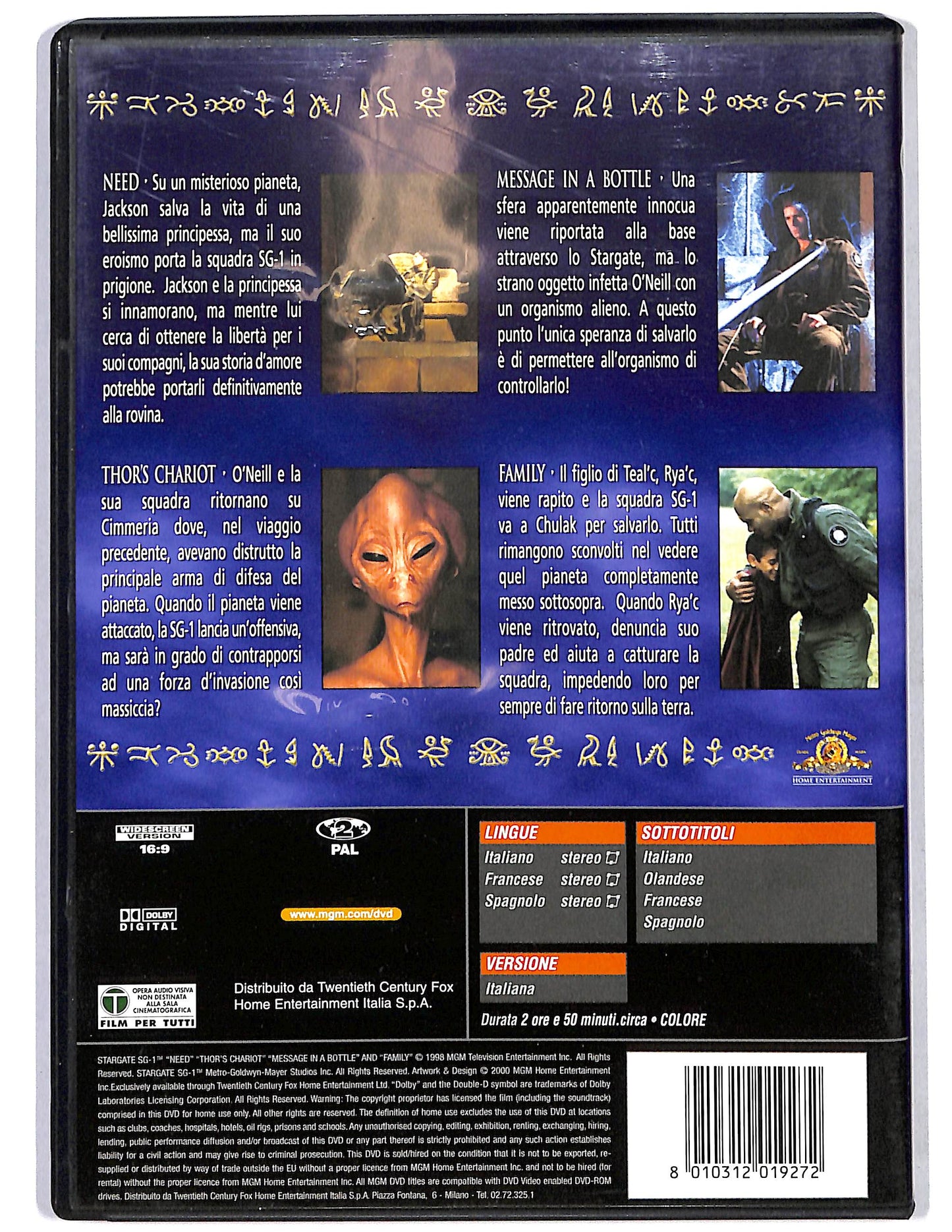 EBOND Stargate SG.1 Stagione 2 Volume 3 DVD D630353