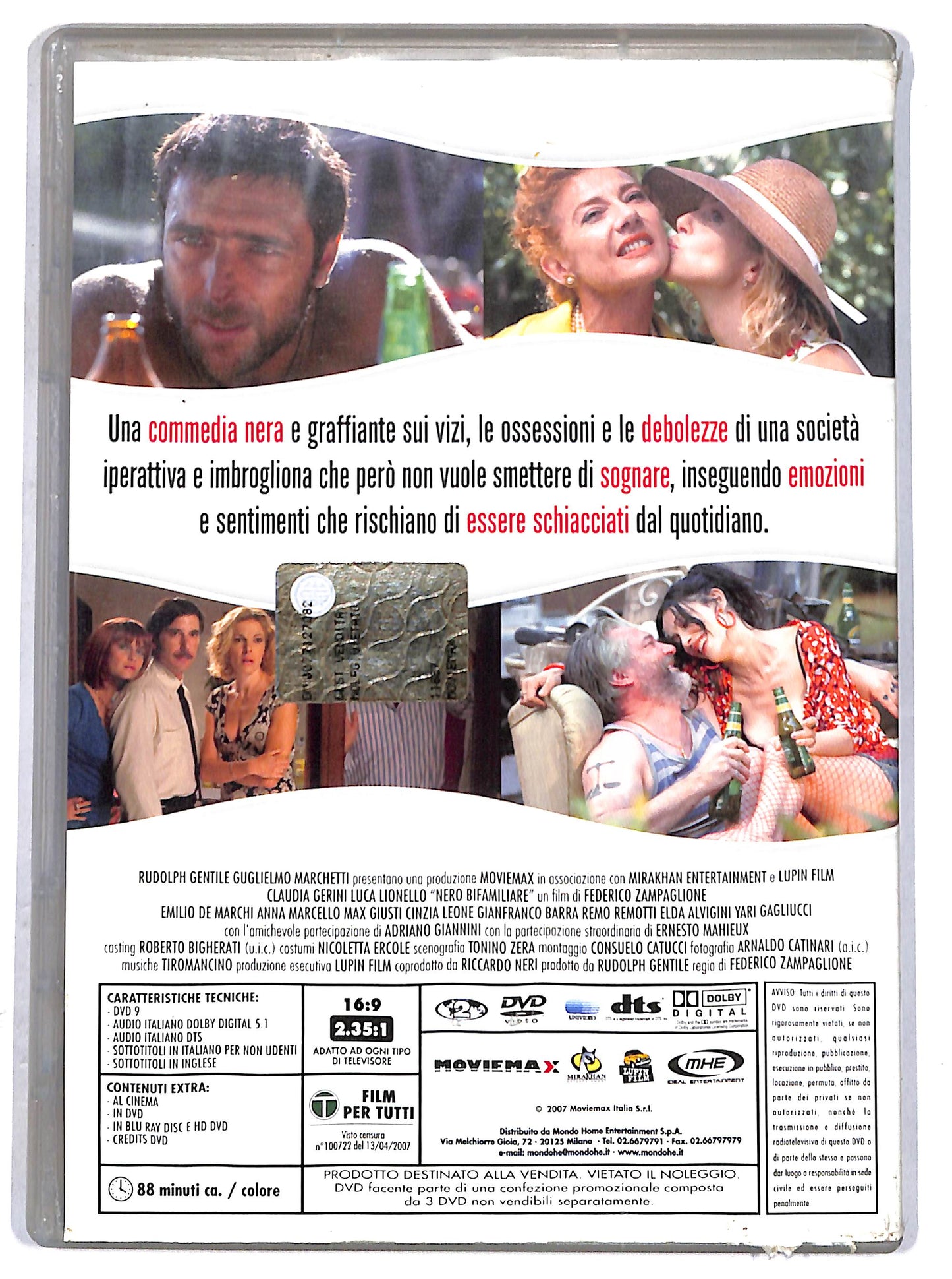 EBOND Nero bifamiliare EDITORIALE DVD D630463