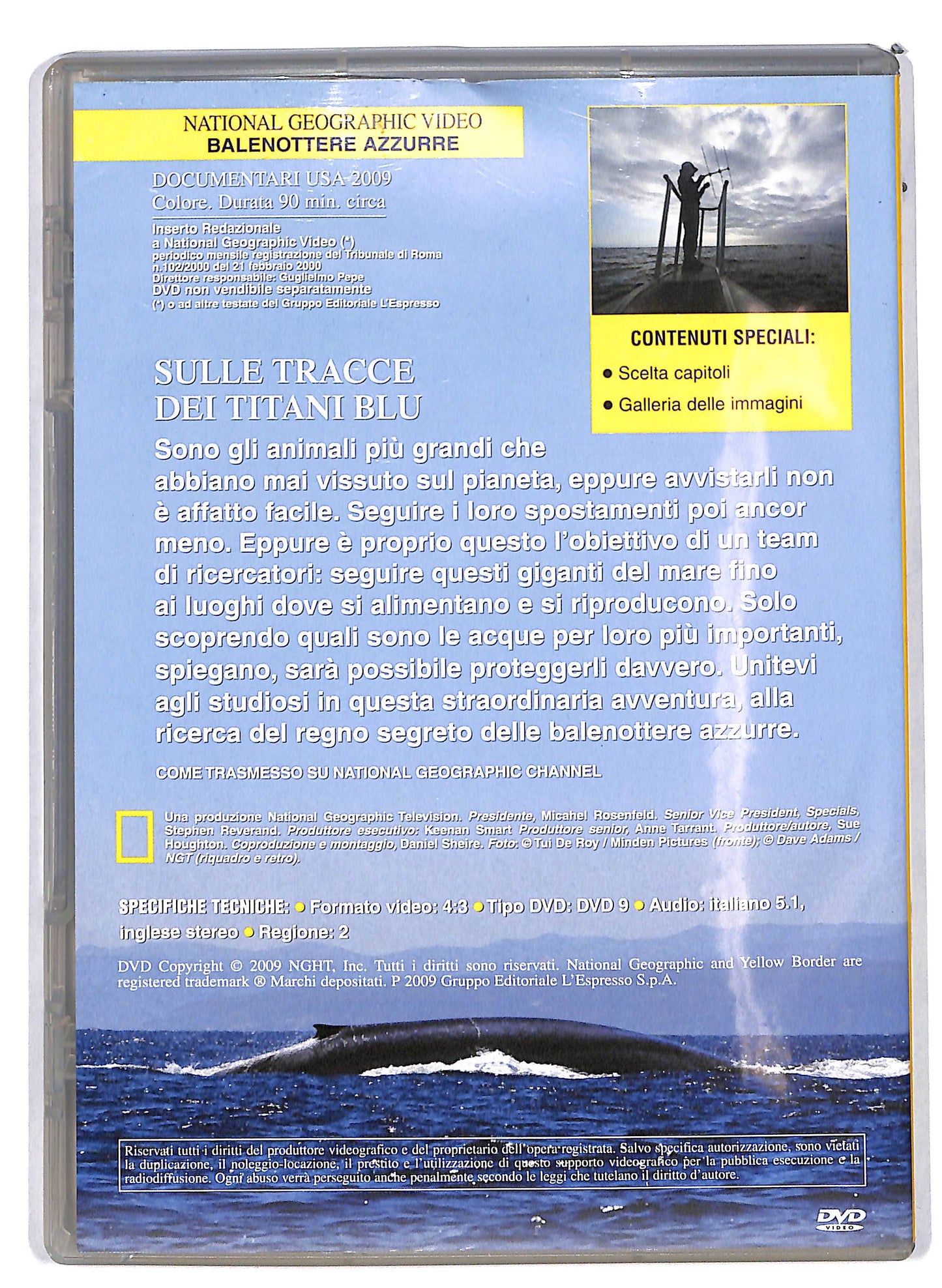 EBOND National geographic Balenottere azzurre giganti del mare vol.79 EDITORIALE DVD D630525