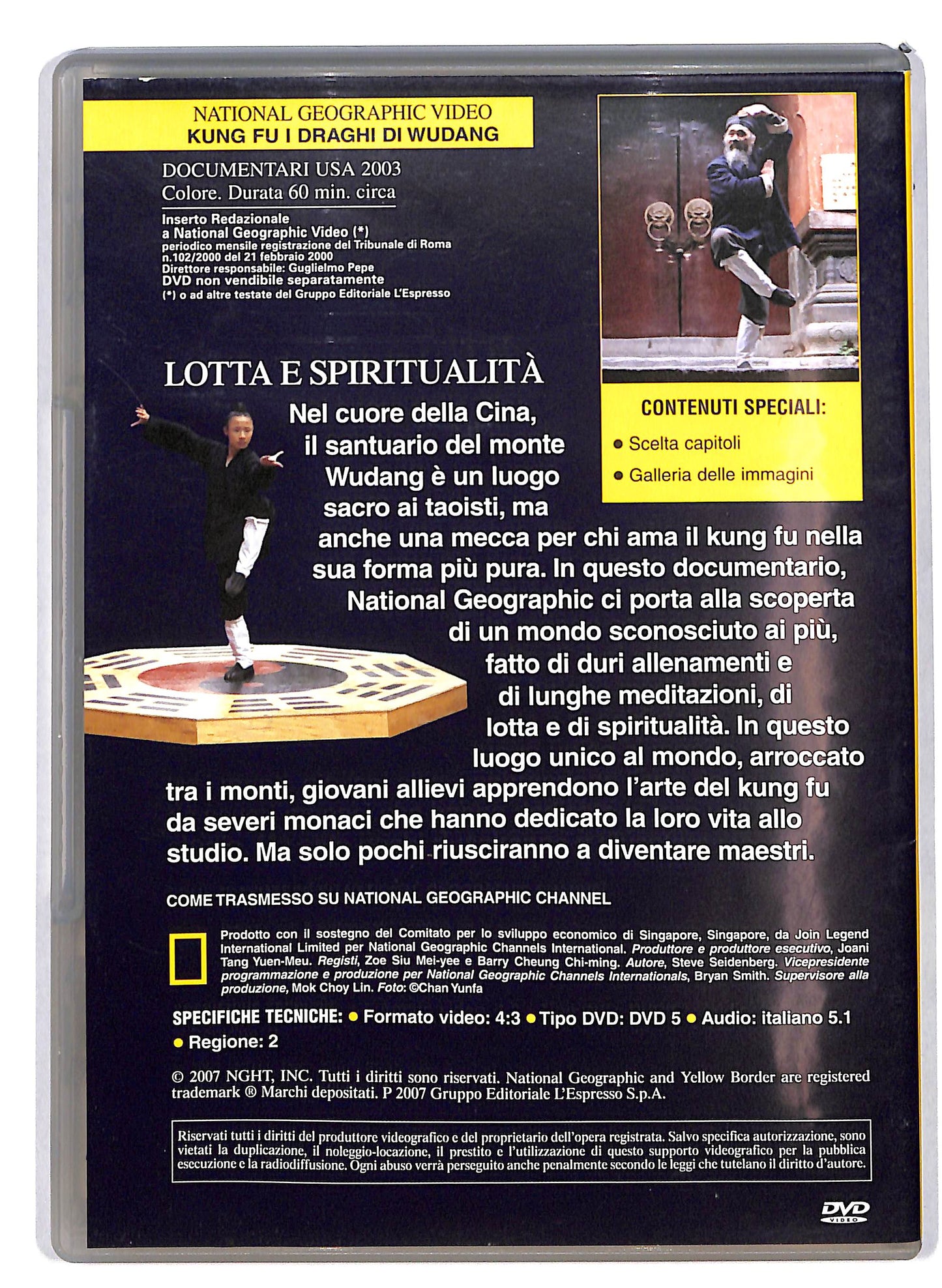 EBOND National geographic Kung fu i draghi di Wudang N.55 EDITORIALE DVD D630527