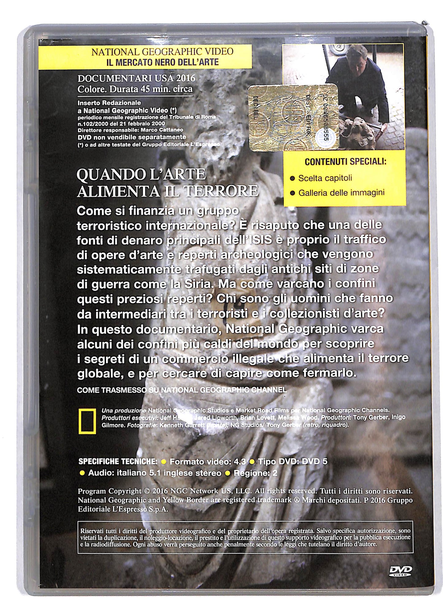 EBOND Il mercato nero dell'arte Vol.163 EDITORIALE DVD D630545