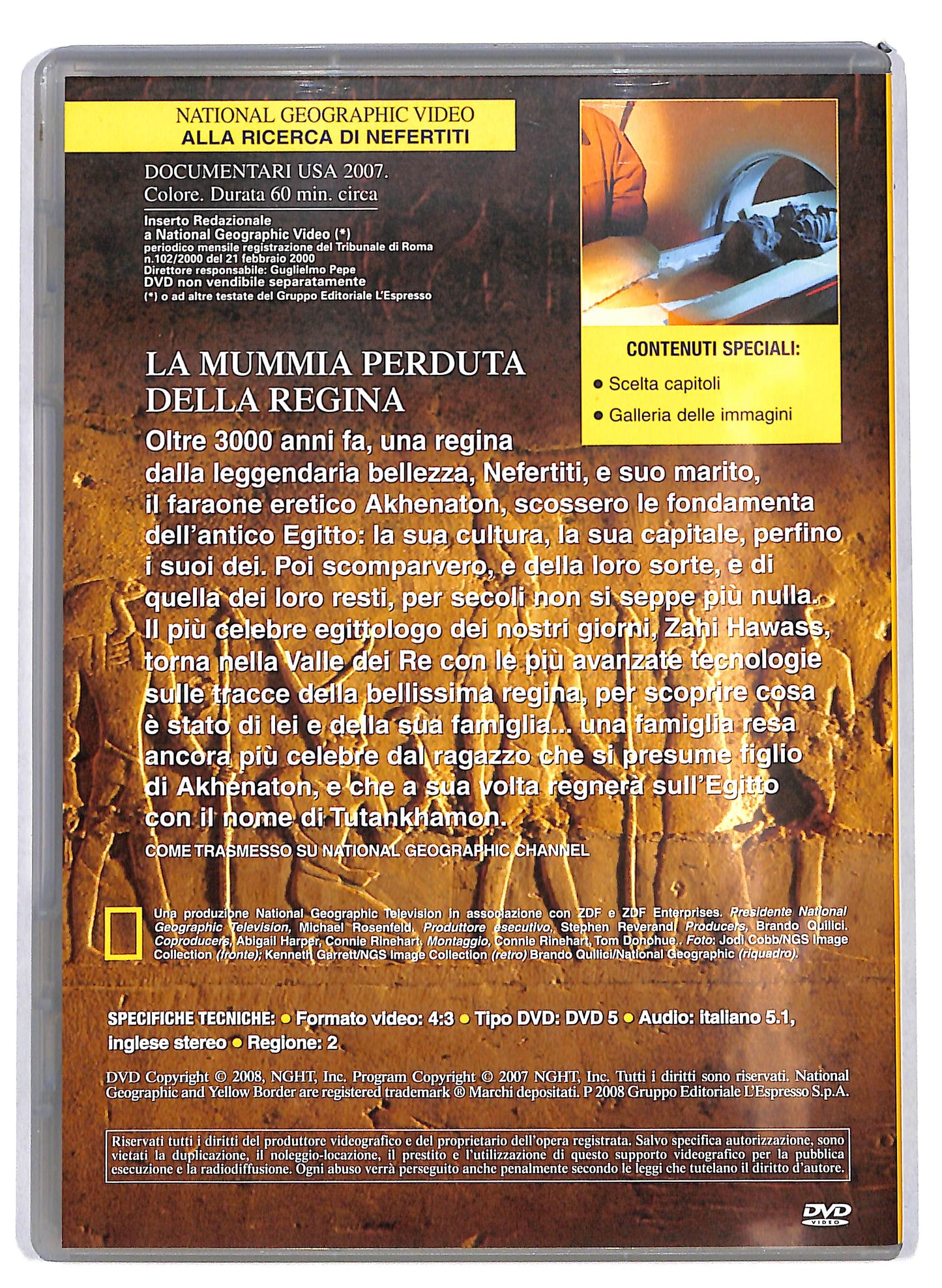 EBOND Alla Ricerca di Nefertiti N.64 EDITORIALE DVD D630553