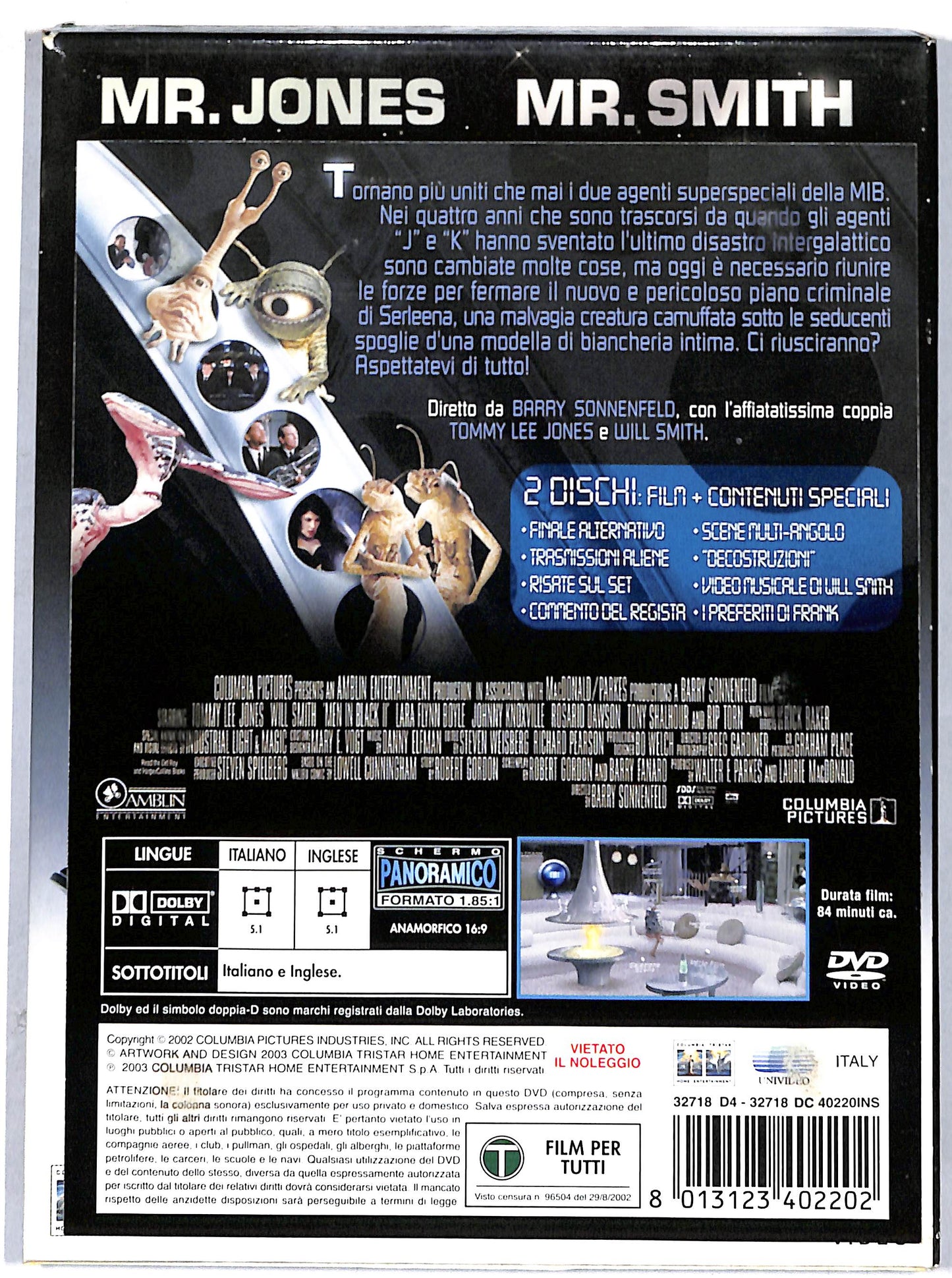 EBOND men in black 2 DIGIPACK DVD D630609