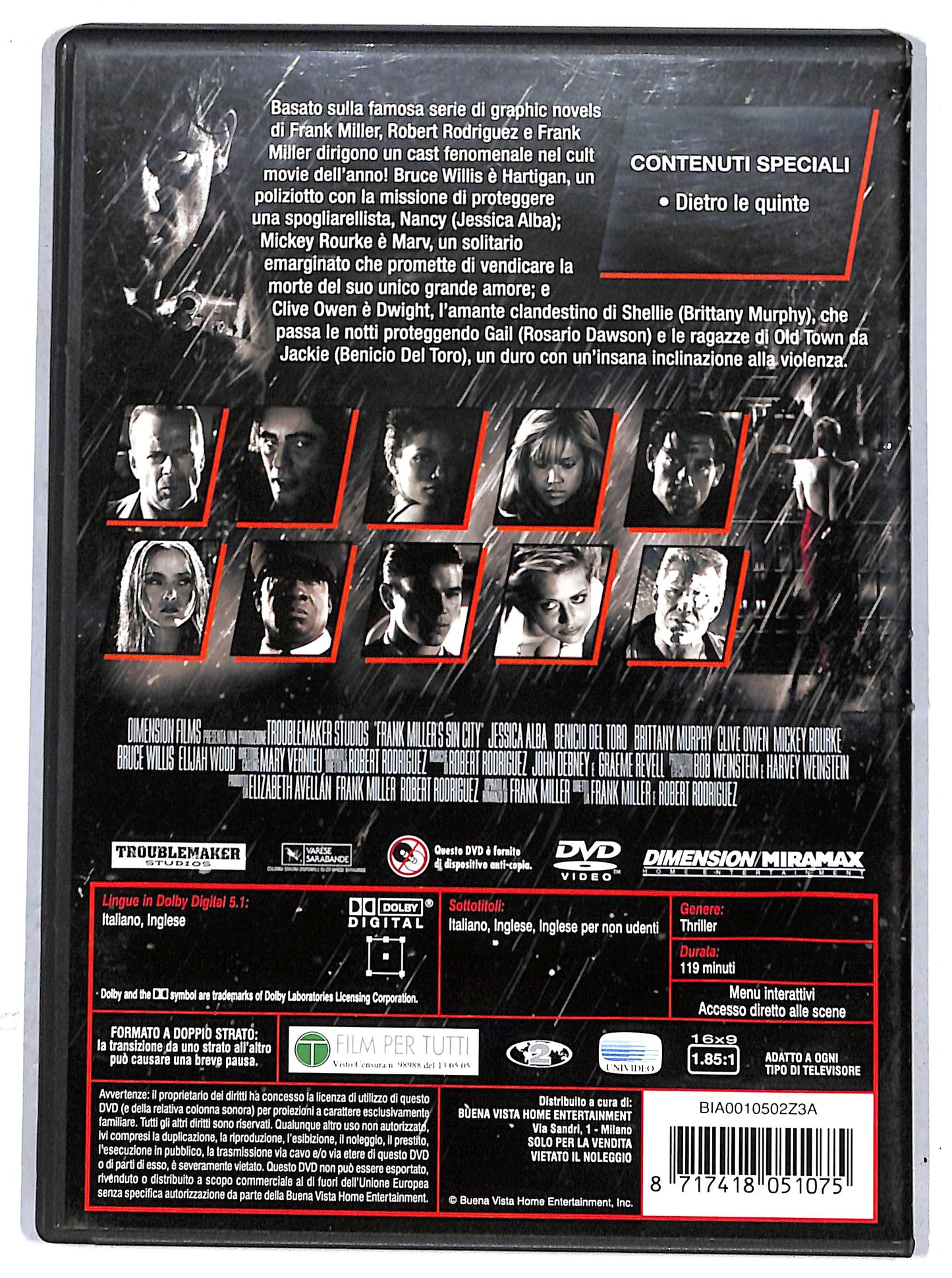 EBOND sin city DVD D630712