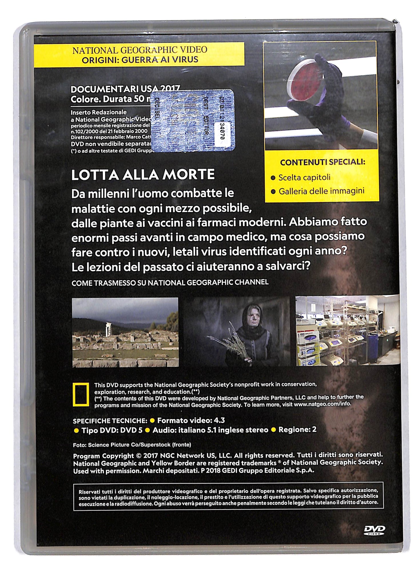 EBOND Origini- guerra ai virus vol. 185 EDITORIALE DVD D630815