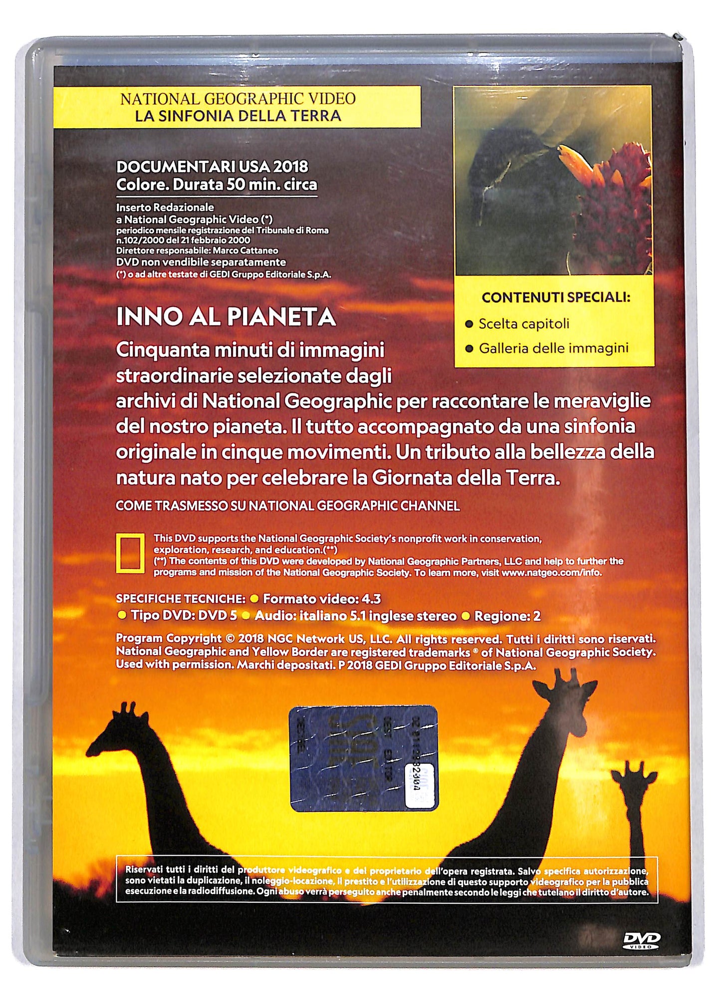 EBOND La Sinfonia della Terra vol.186 EDITORIALE DVD D630829