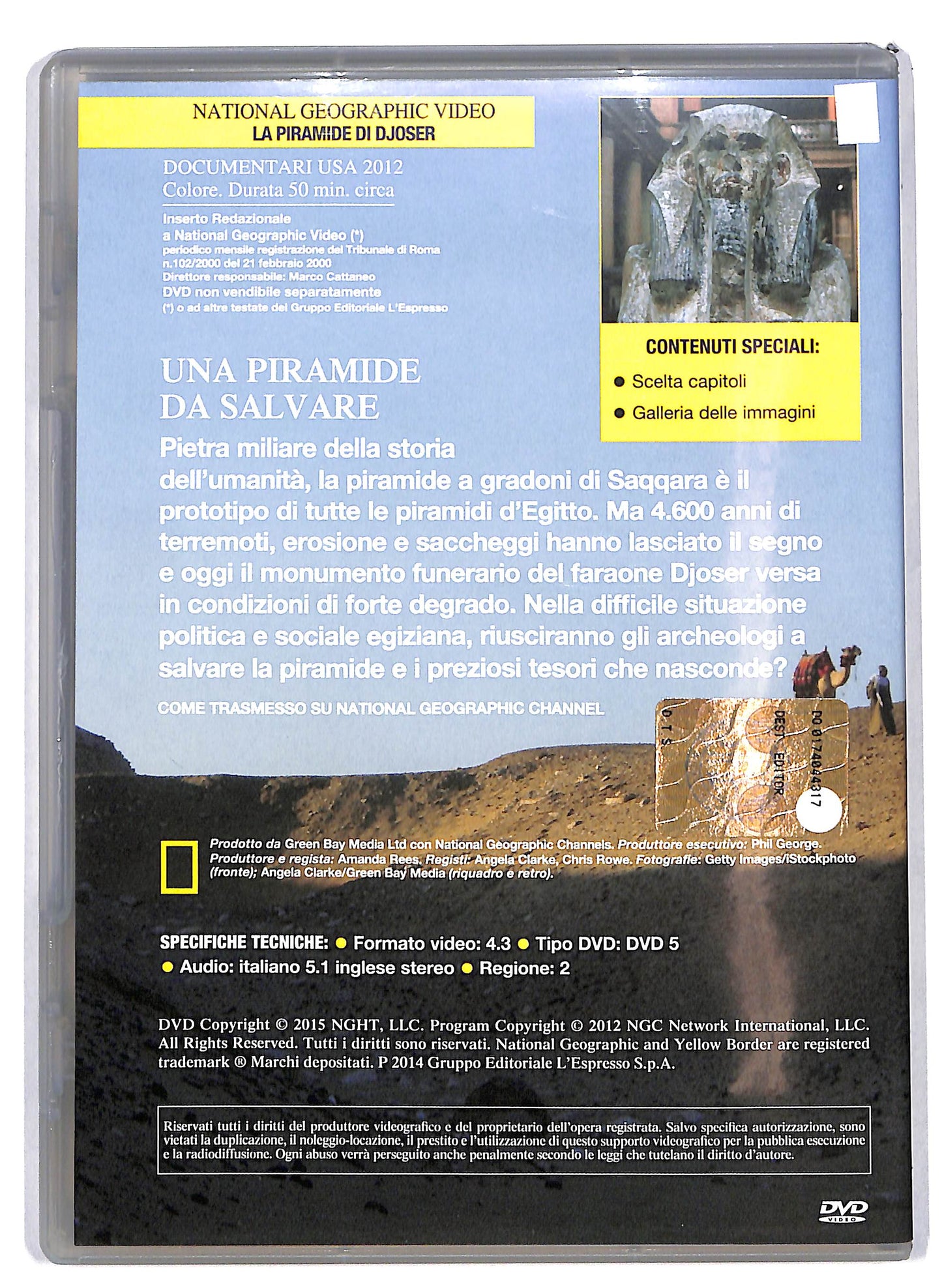 EBOND La piramide di Djoser vol.143 EDITORIALE DVD D630834