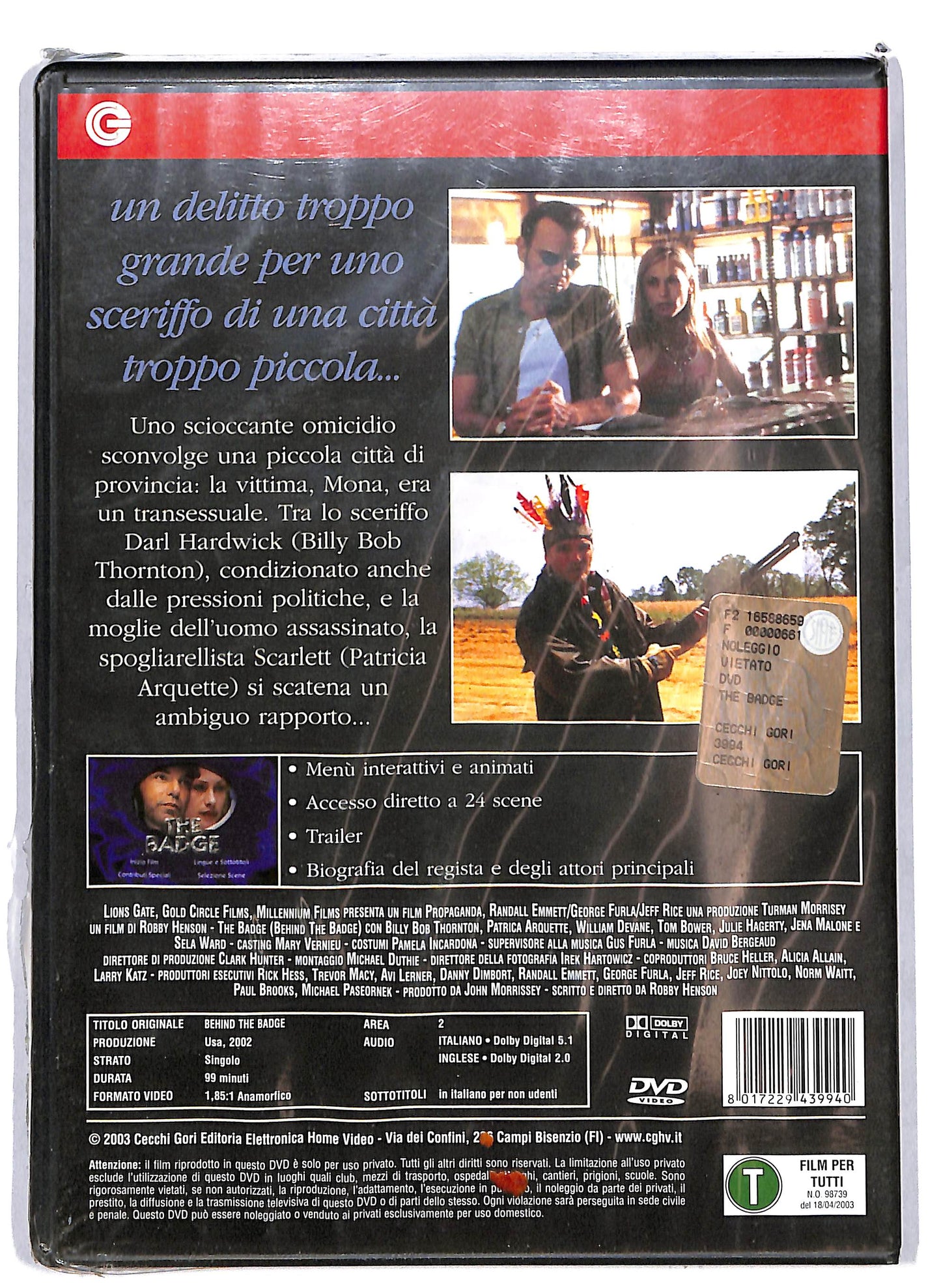 EBOND The badge - Inchiesta Scandalo DVD D630846