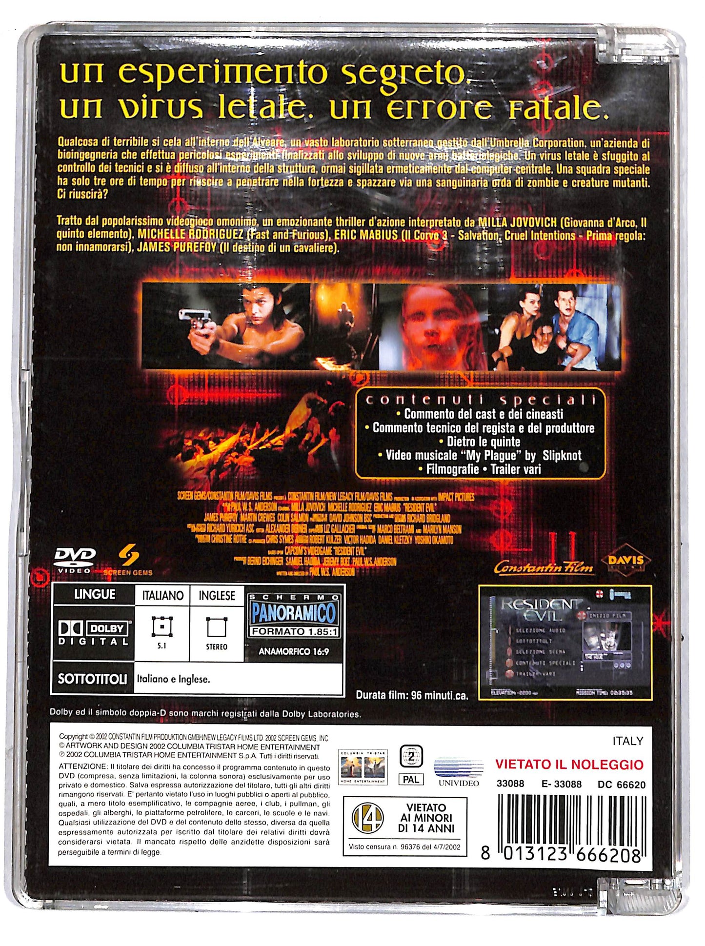 EBOND resident evil SJB DVD D630920