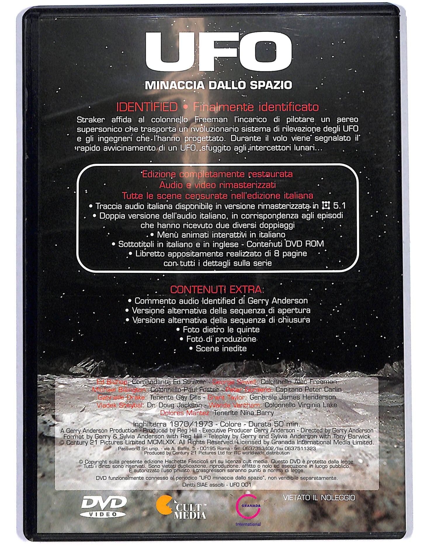 EBOND Ufo-Minaccia dallo Spazio-Identified Vol.1- EDITORIALE DVD D631102