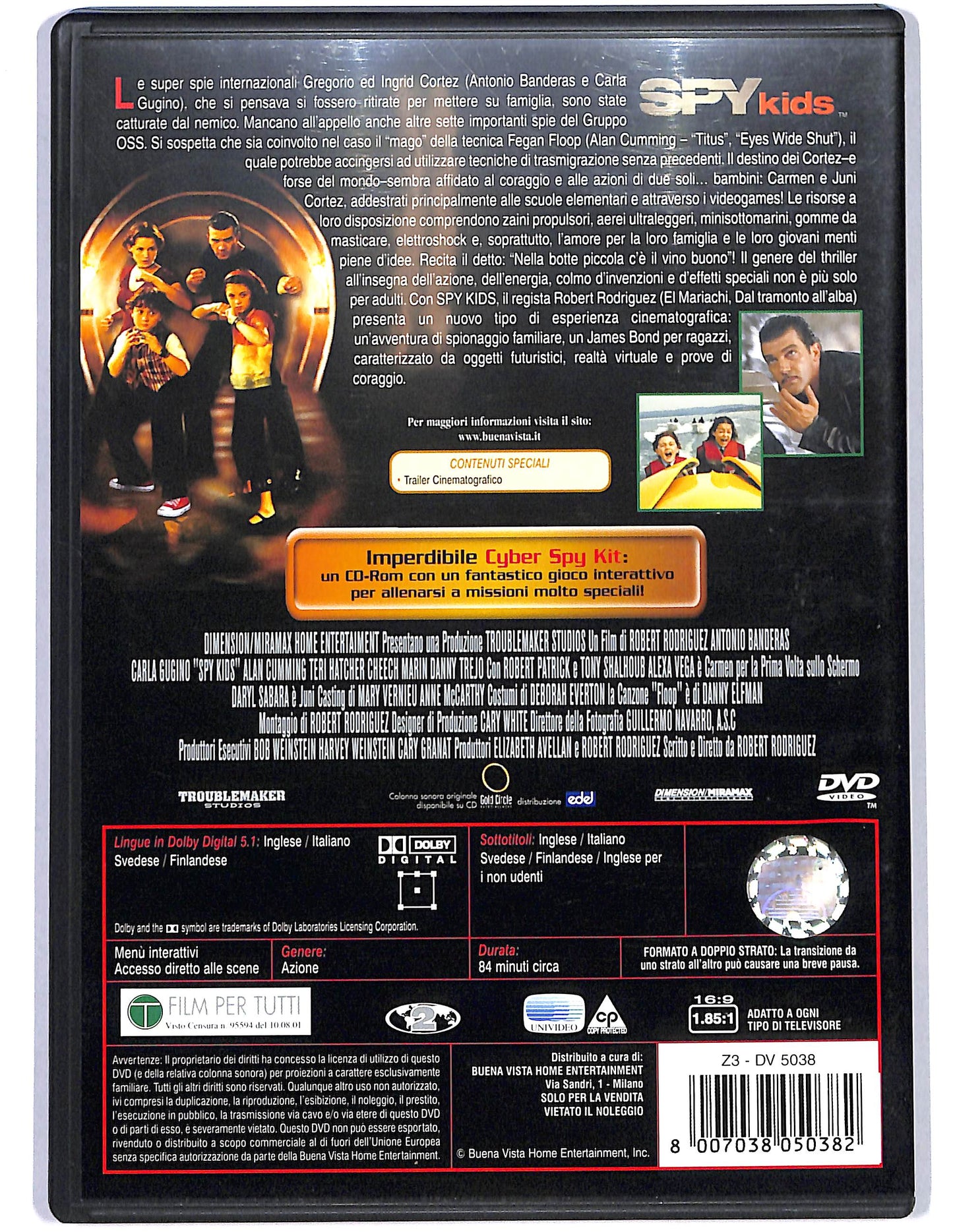EBOND Spy kids 1 - Spie vere ma in formato ridotto DVD D631108