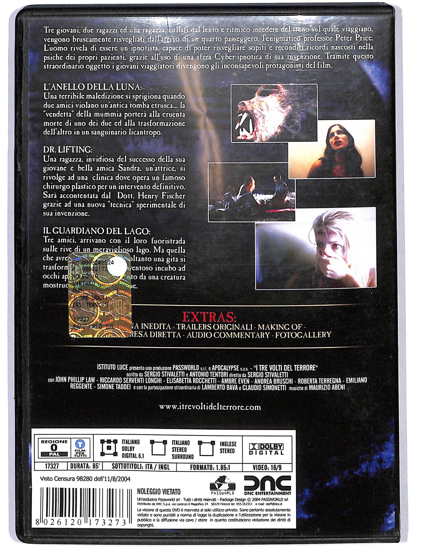 EBOND I 3 volti del terrore DVD D631157