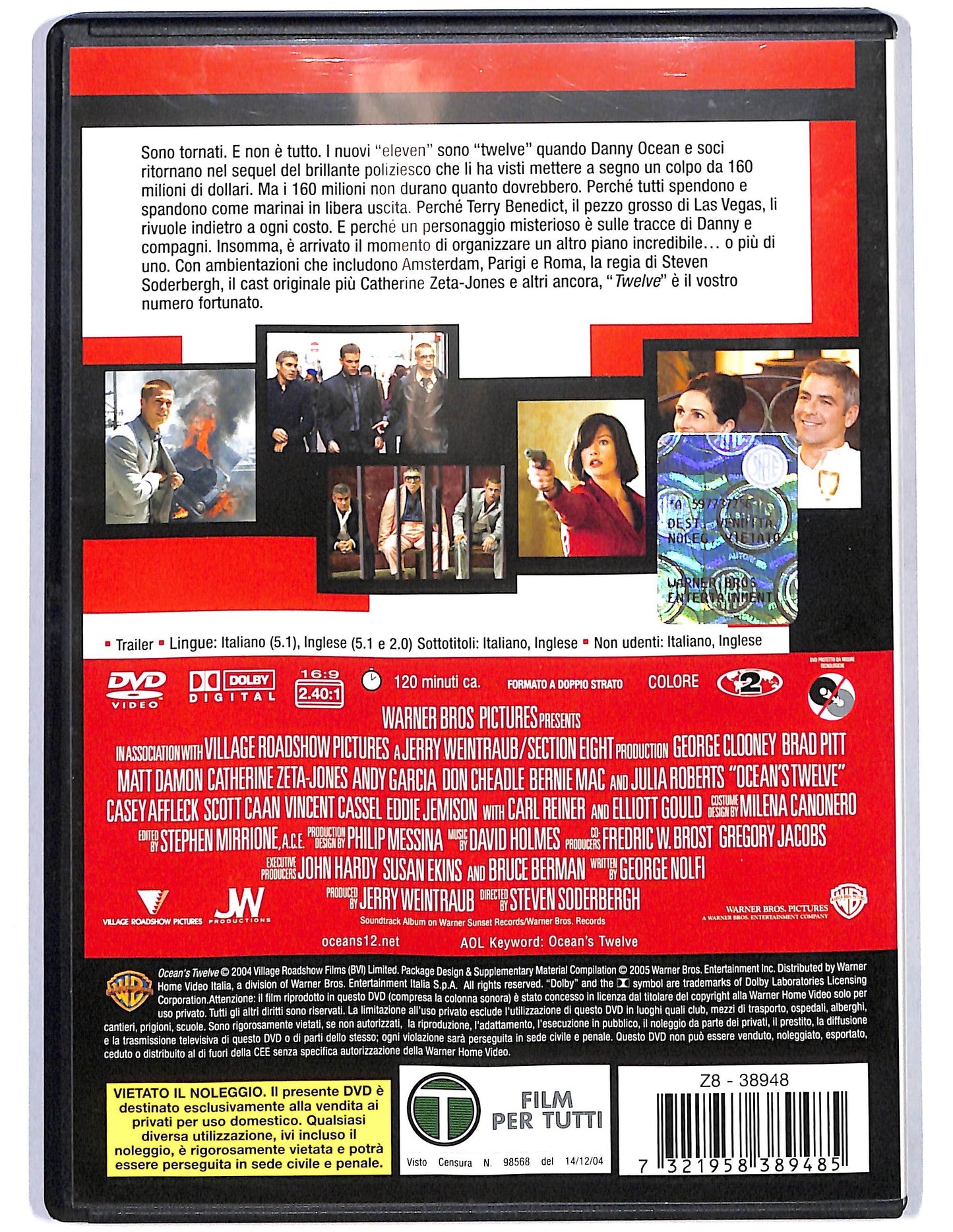 EBOND Ocean's twelve DVD D631228