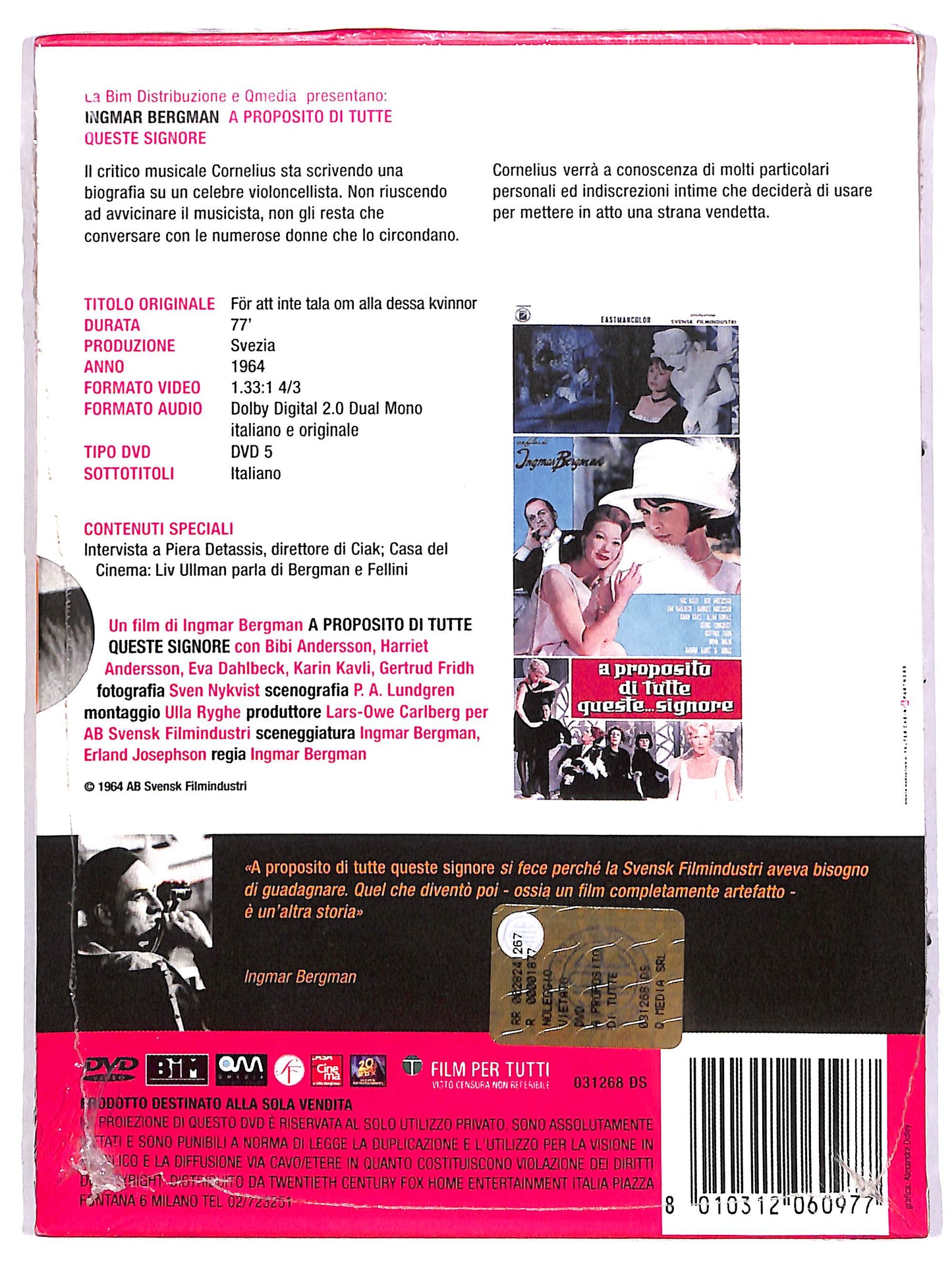 EBOND A proposito di tutte queste... signore DIGIPACK DVD D631703