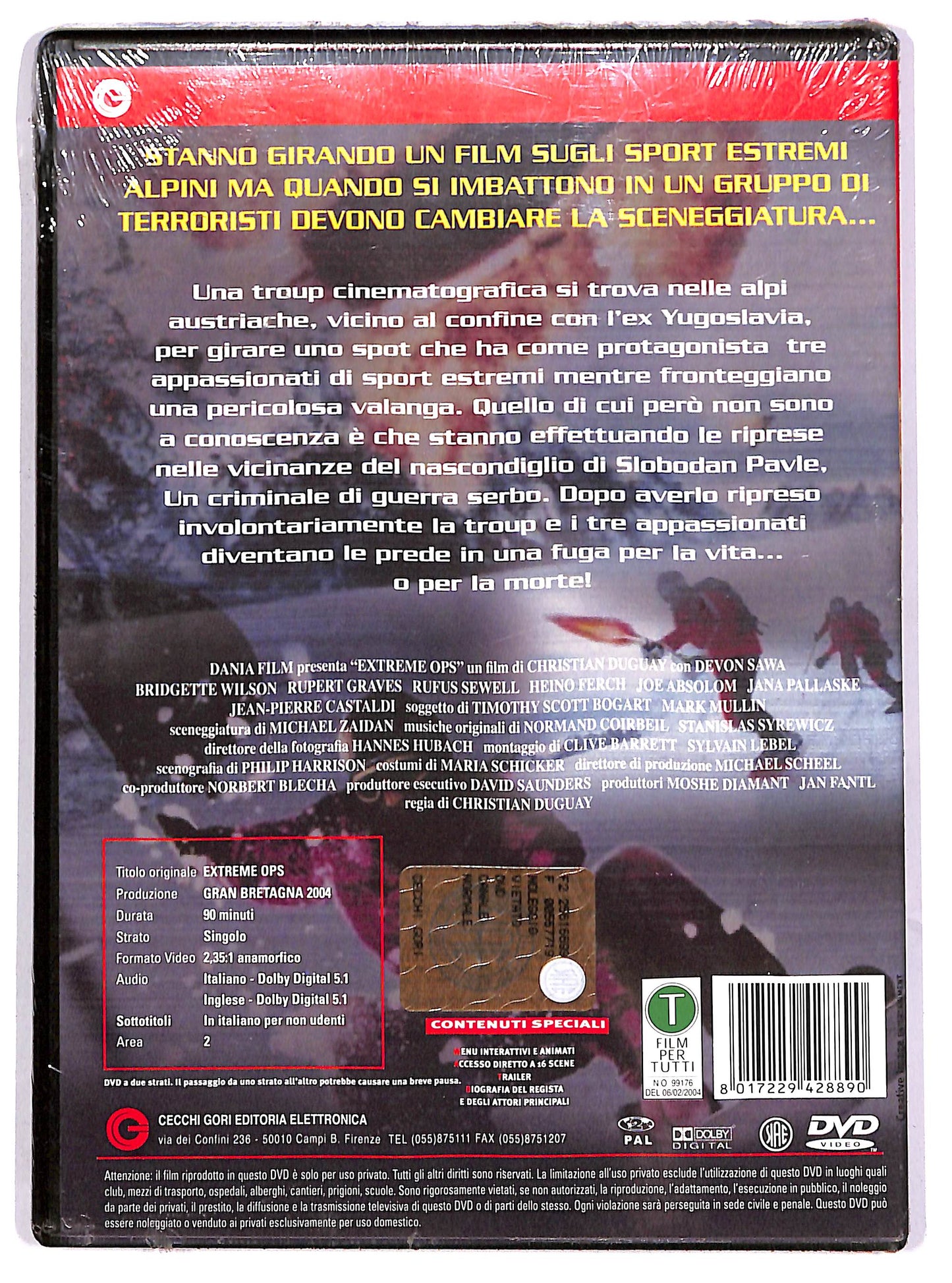 EBOND Sfida nell'ultima valanga - Extreme DVD D631704