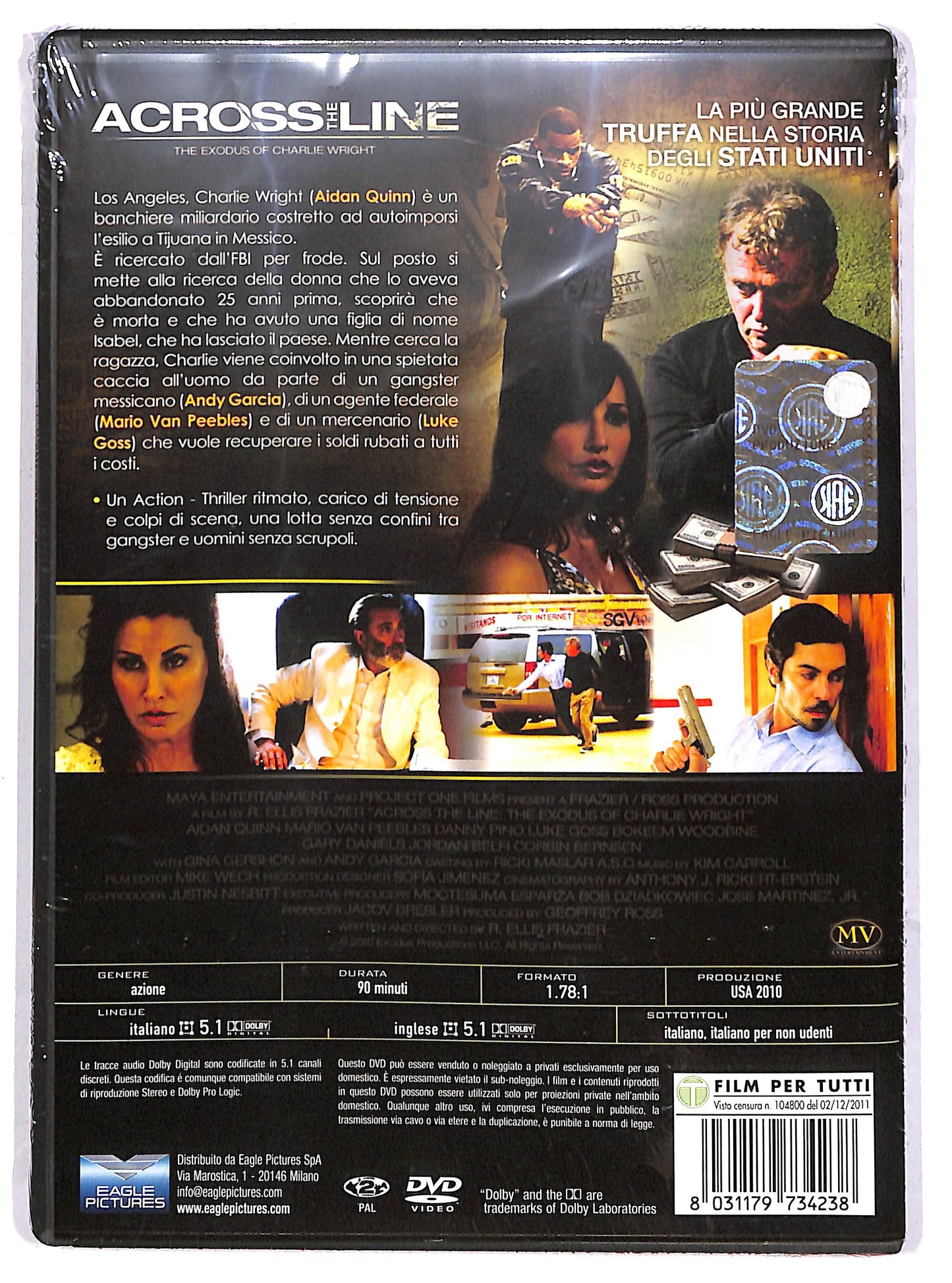 EBOND Across the Line - The Exodus of Charlie Writht DVD D631722