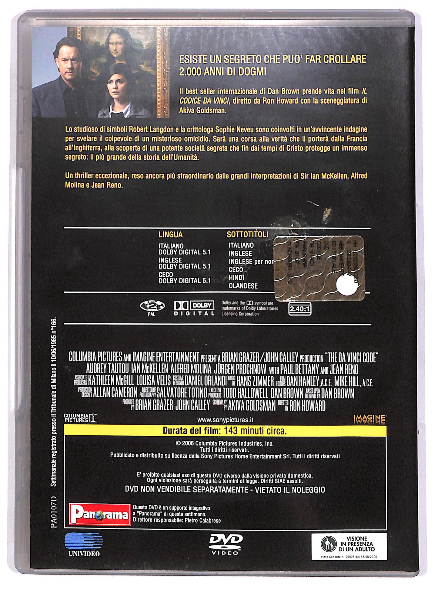 EBOND Il codice Da Vinci EDITORIALE DVD D631739