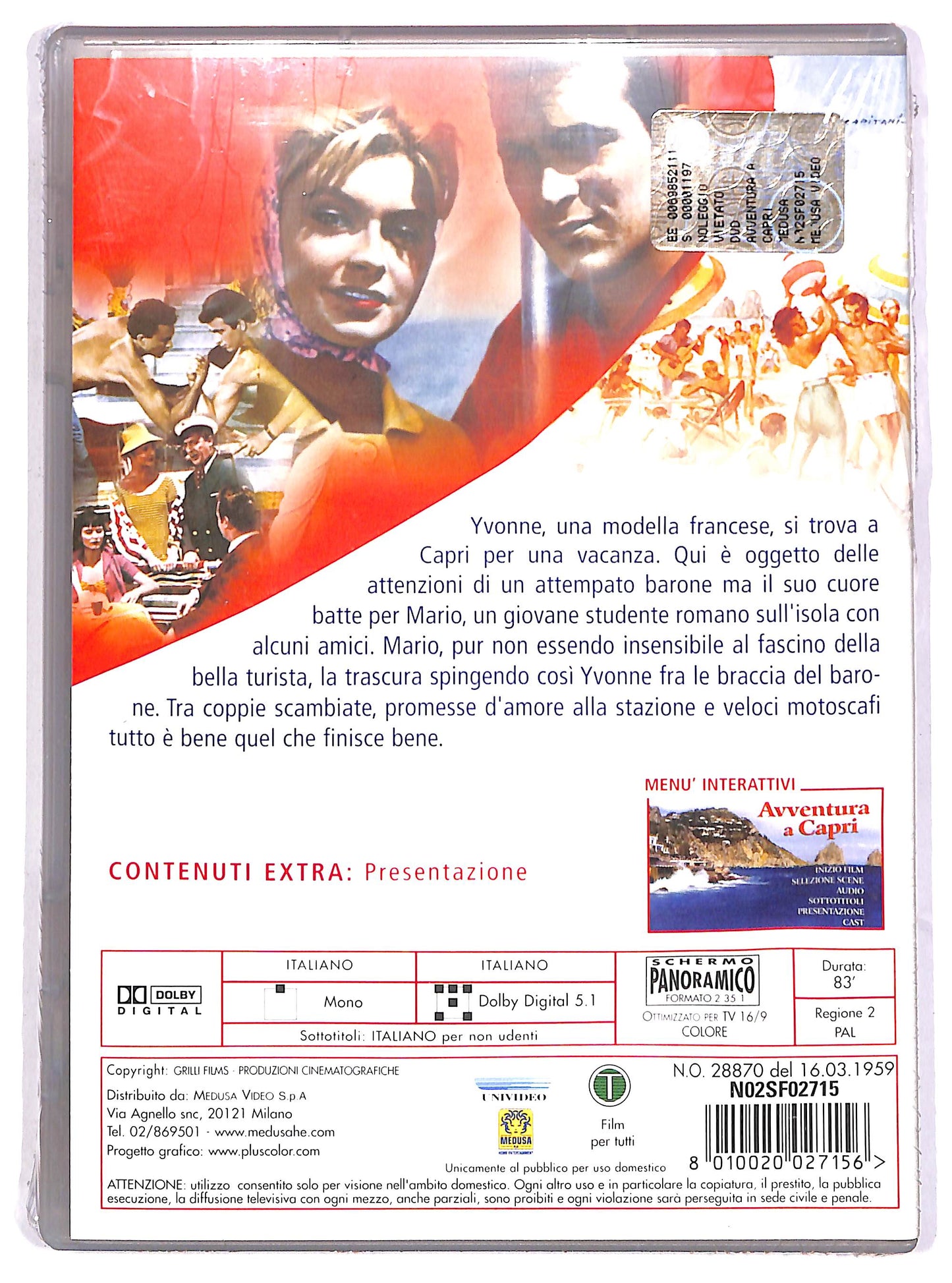 EBOND Avventura a Capri DVD D631803