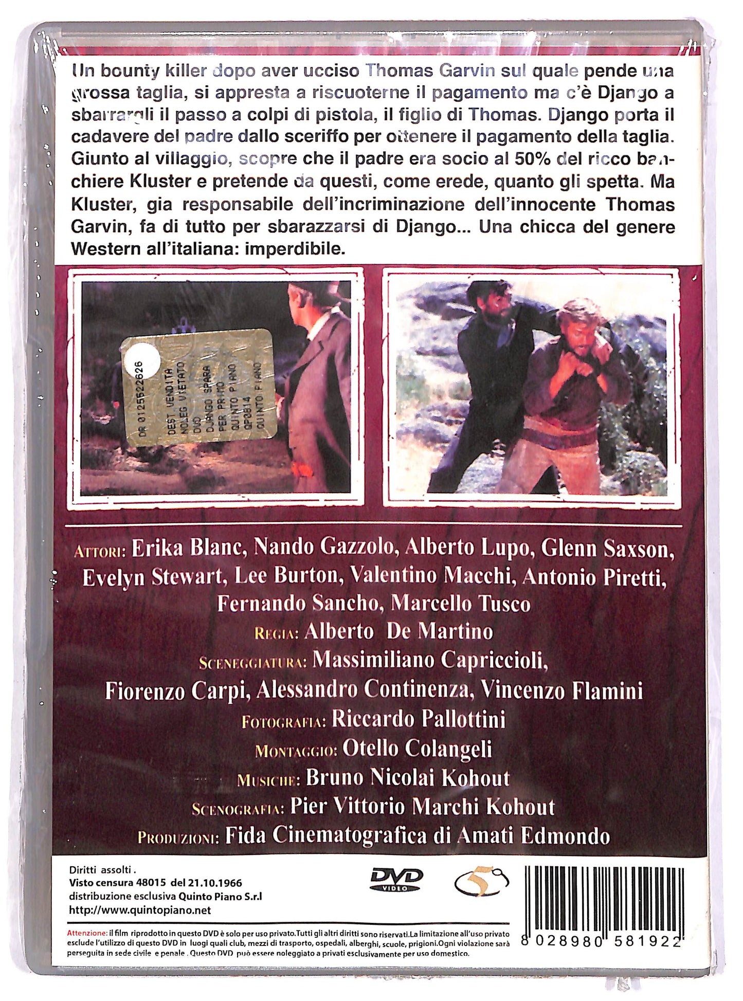 EBOND Django spara per primo DVD D631807