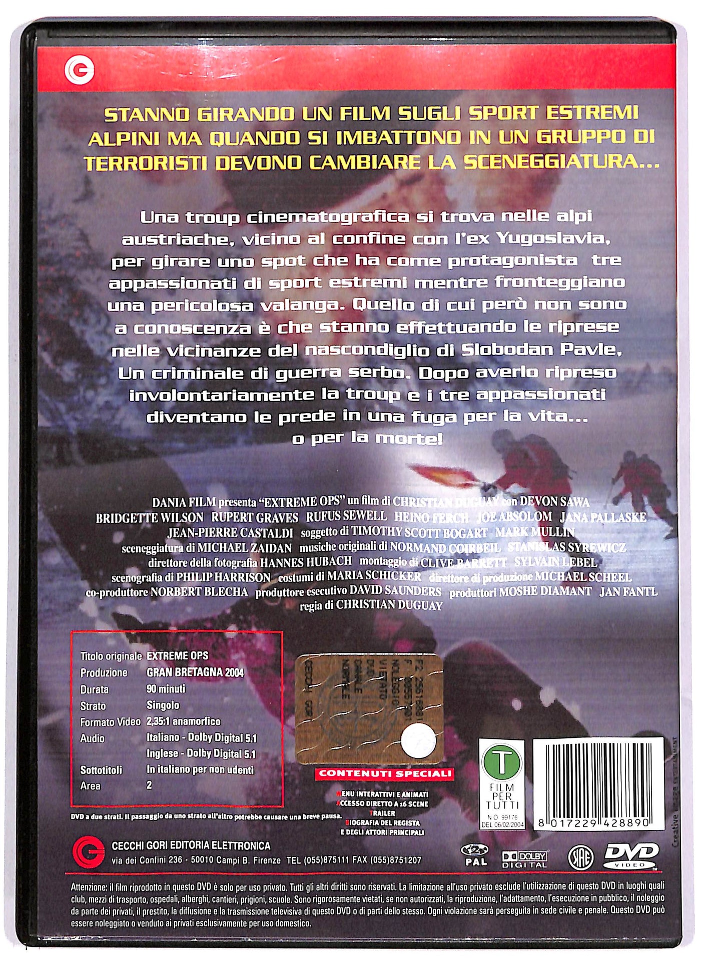 EBOND Sfida nell'ultima valanga - Extreme DVD D631828