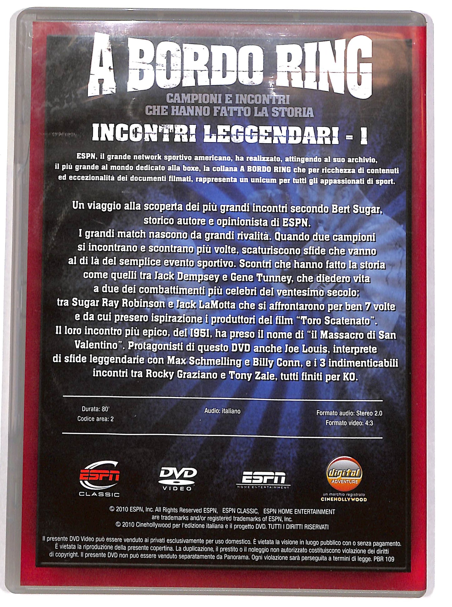 EBOND A bordo ring - Incontri Leggendari Parte 1 EDITORIALE DVD D631933